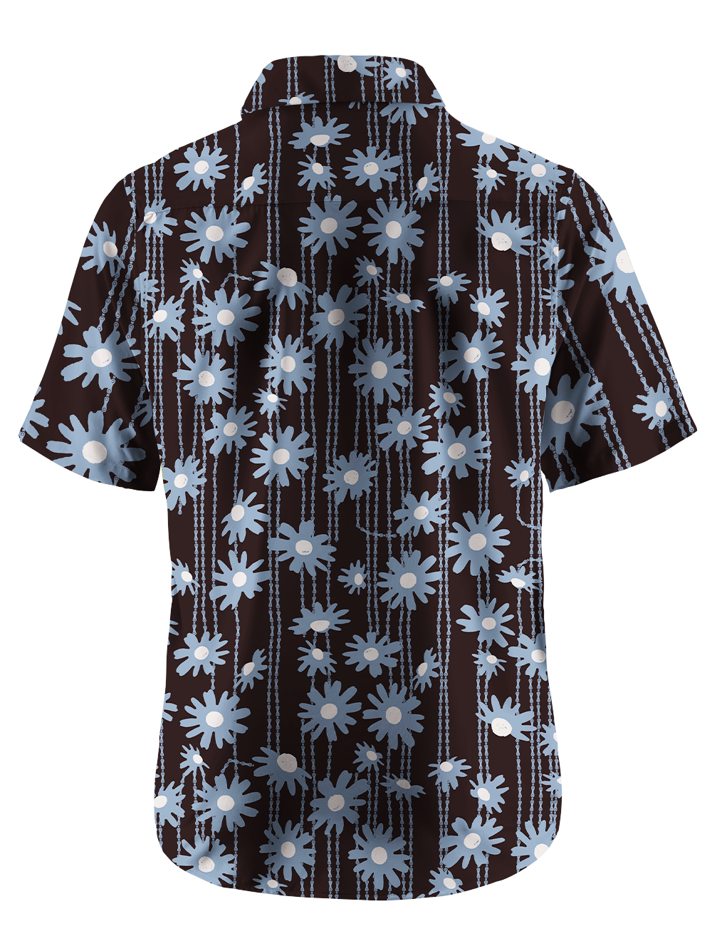 Orionride Chain Daisy Drift Zipper Pockets Ultra Lightweight Short Sleeves Gravel Shirt