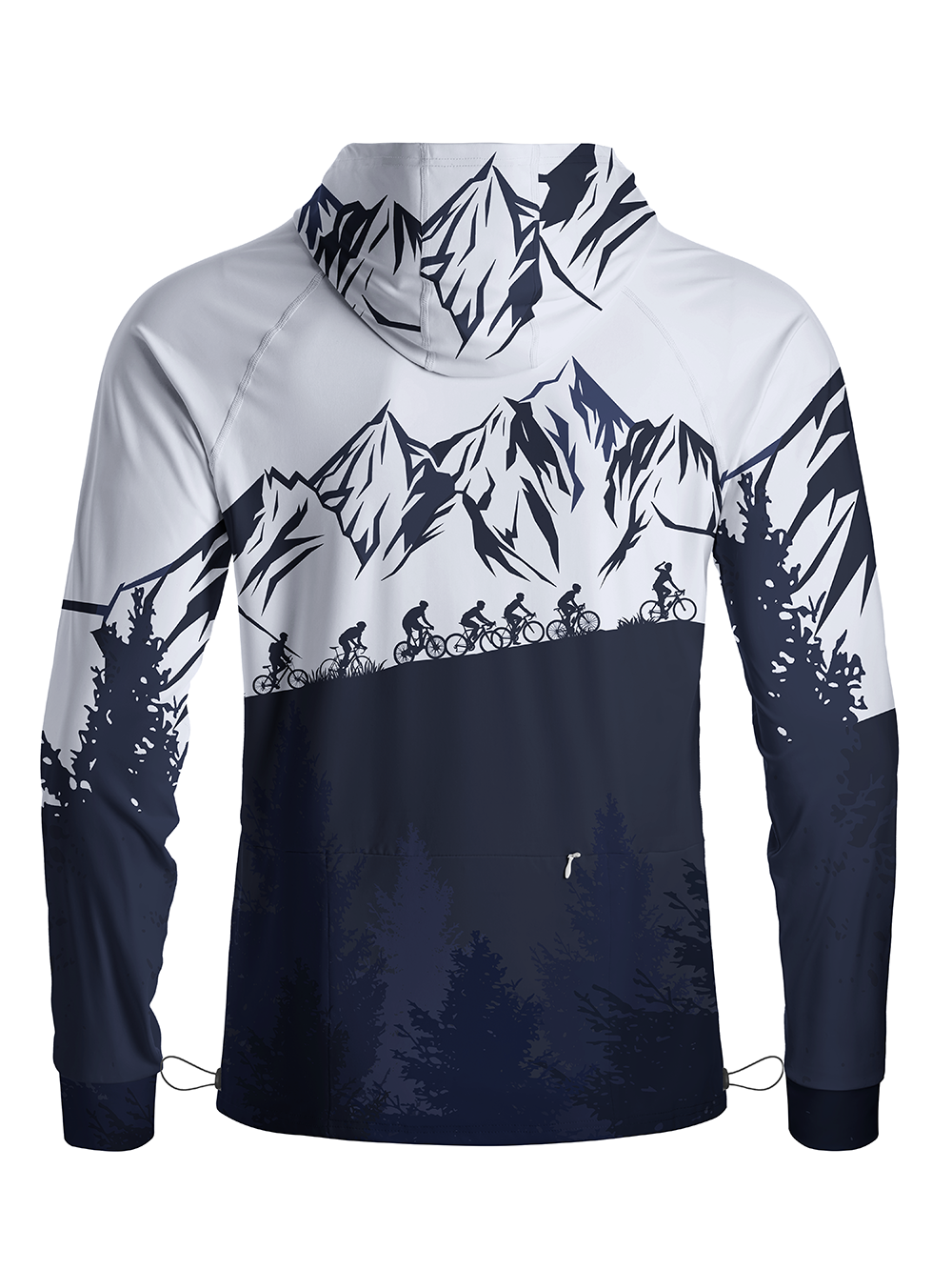 Orionride Riding In Groups Long Sleeve Cycling Hoodie Shirt