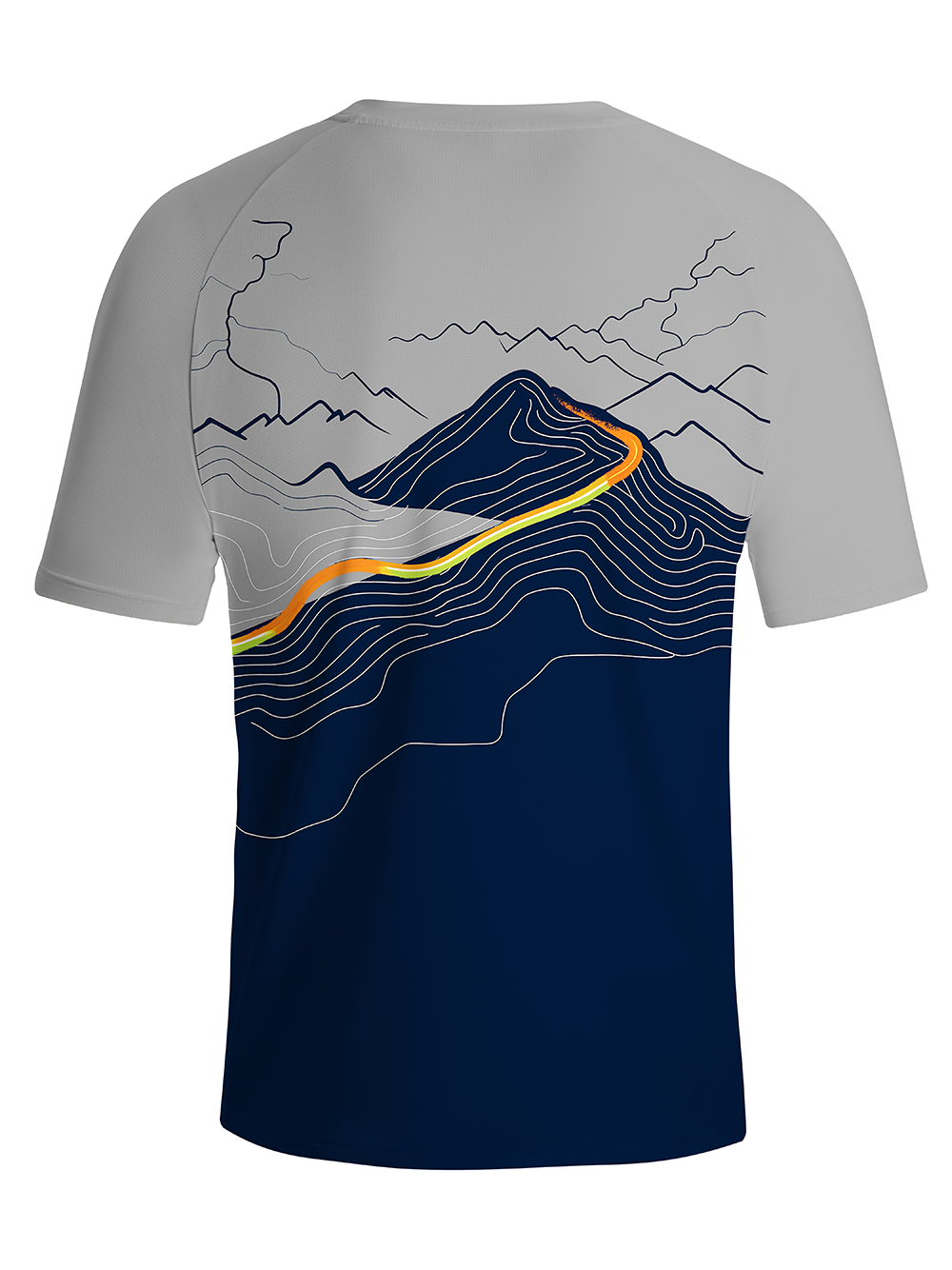 Orionride The Road To The Summit Men's Lightweight Mesh T-shirt