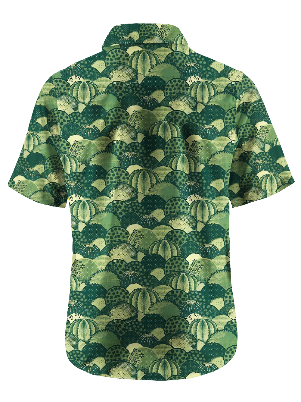 Orionride Cactus Cluster Zipper Pockets Ultra Lightweight Short Sleeves Gravel Shirt