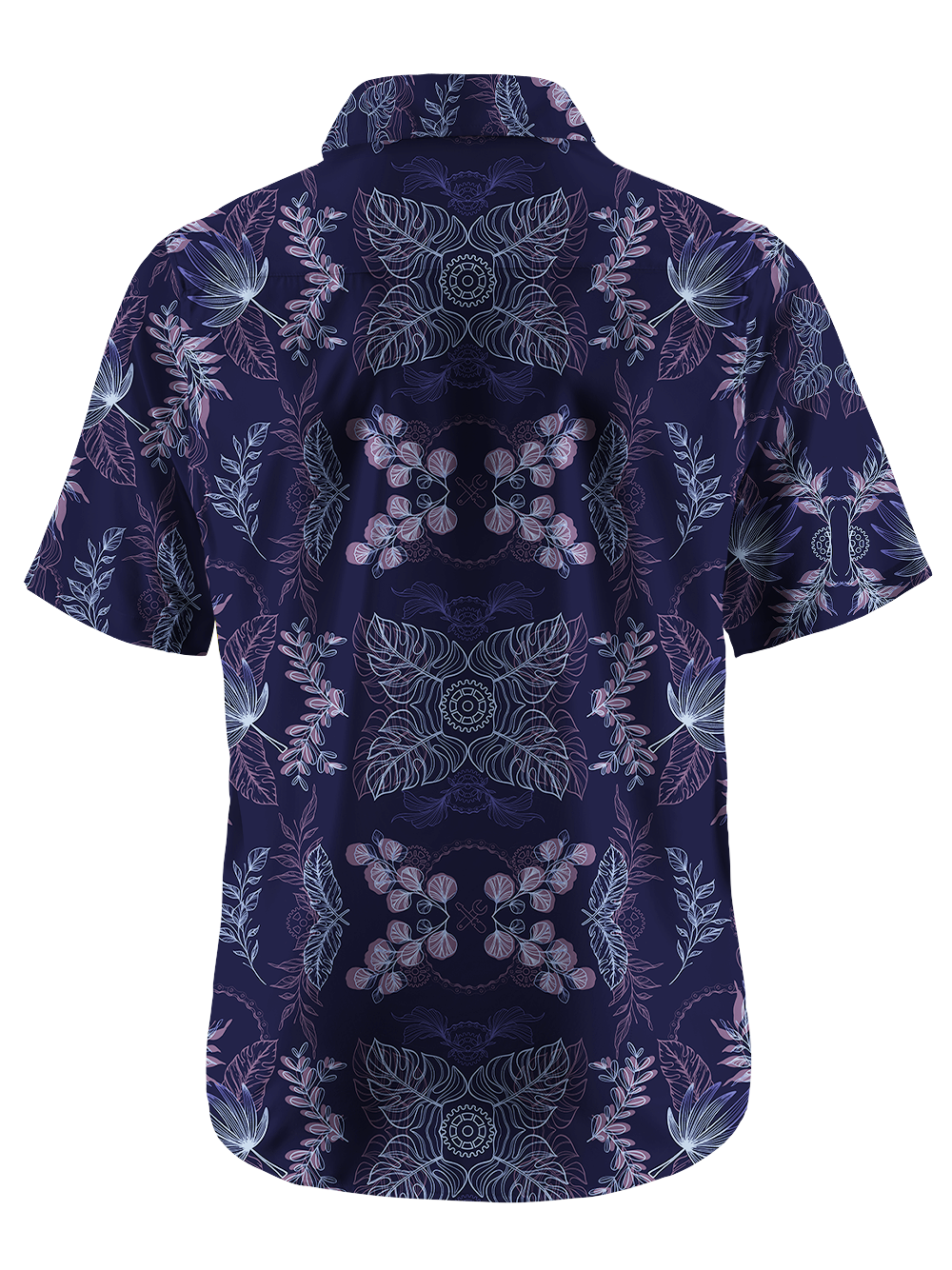 Orionride Gears In Flowers Zipper Pockets Ultra Lightweight Short Sleeves Gravel Shirt