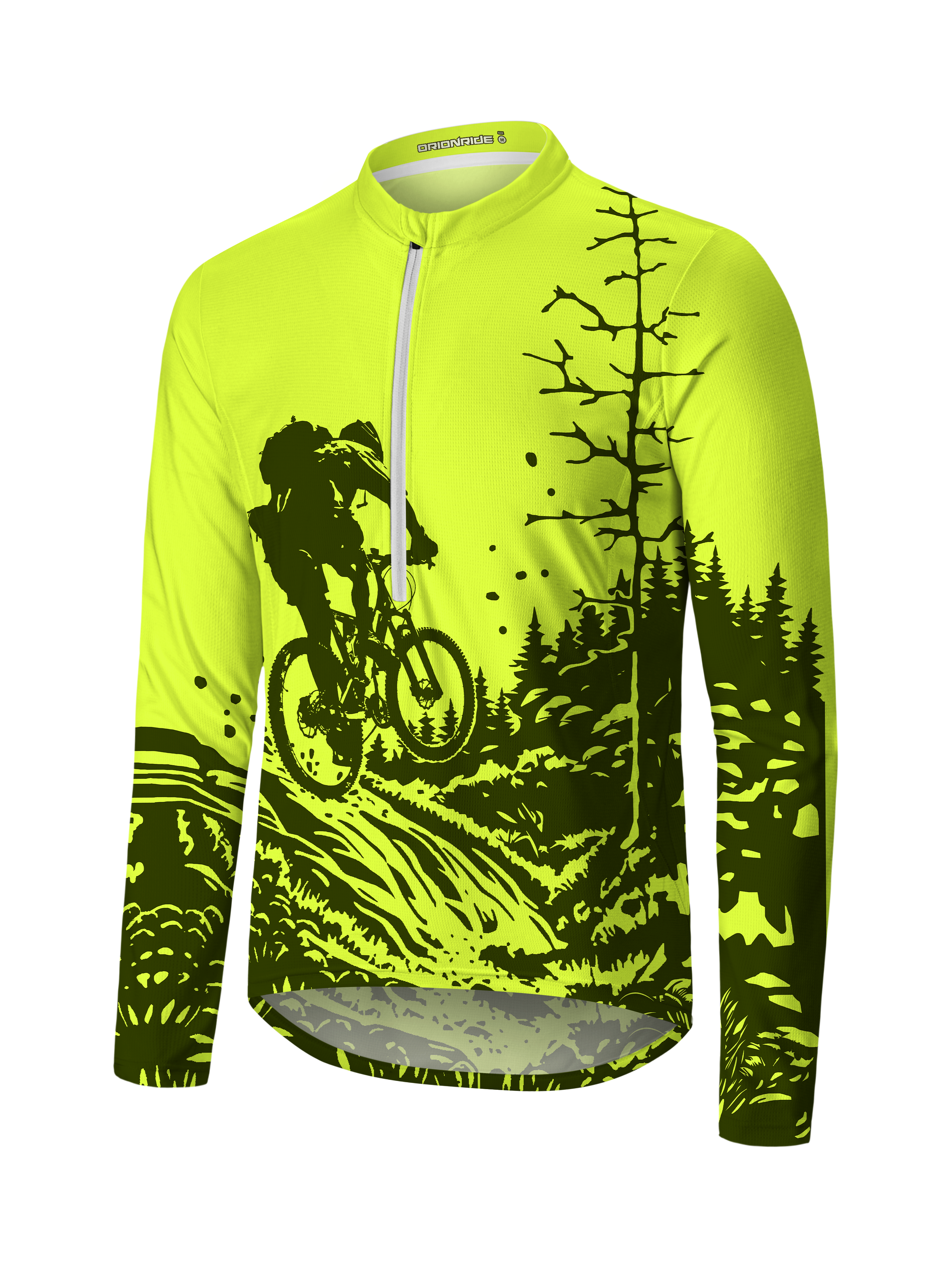 Orionride Wilderness Adventure Long Sleeve Half Zipper Mountain Bike Jersey