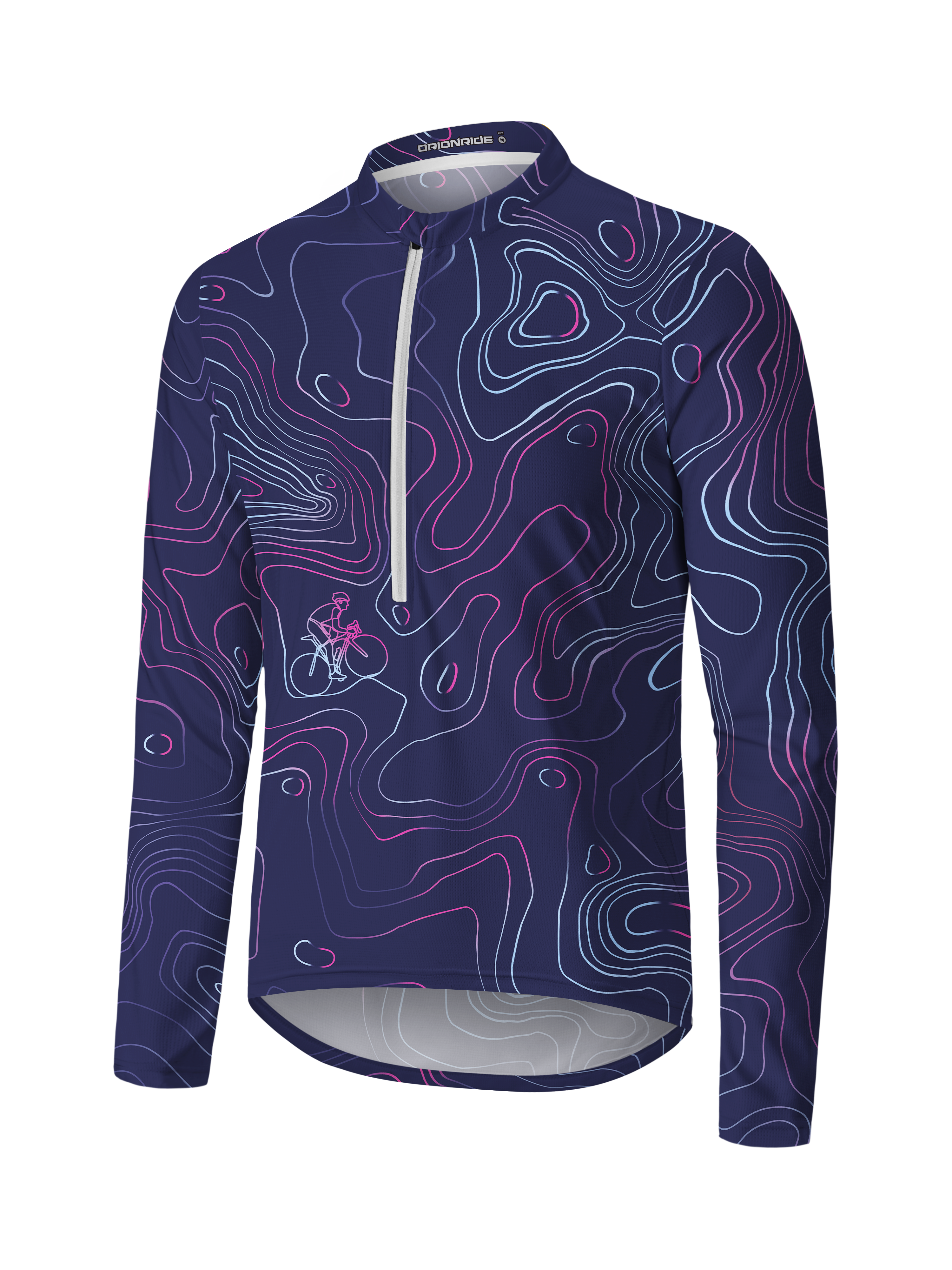 Orionride Contour Ride Long Sleeve Half Zipper Mountain Bike Jersey
