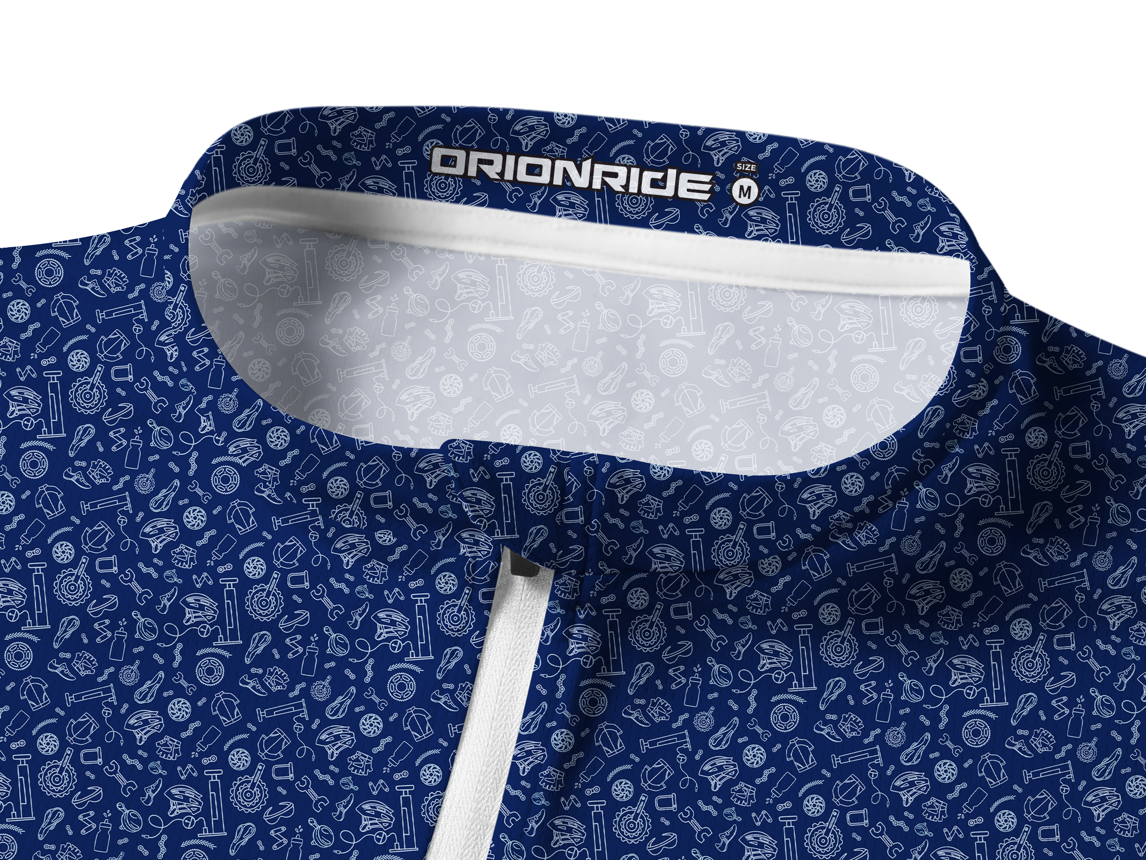Orionride Cycling Parts Long Sleeve Half Zipper Mountain Bike Jersey
