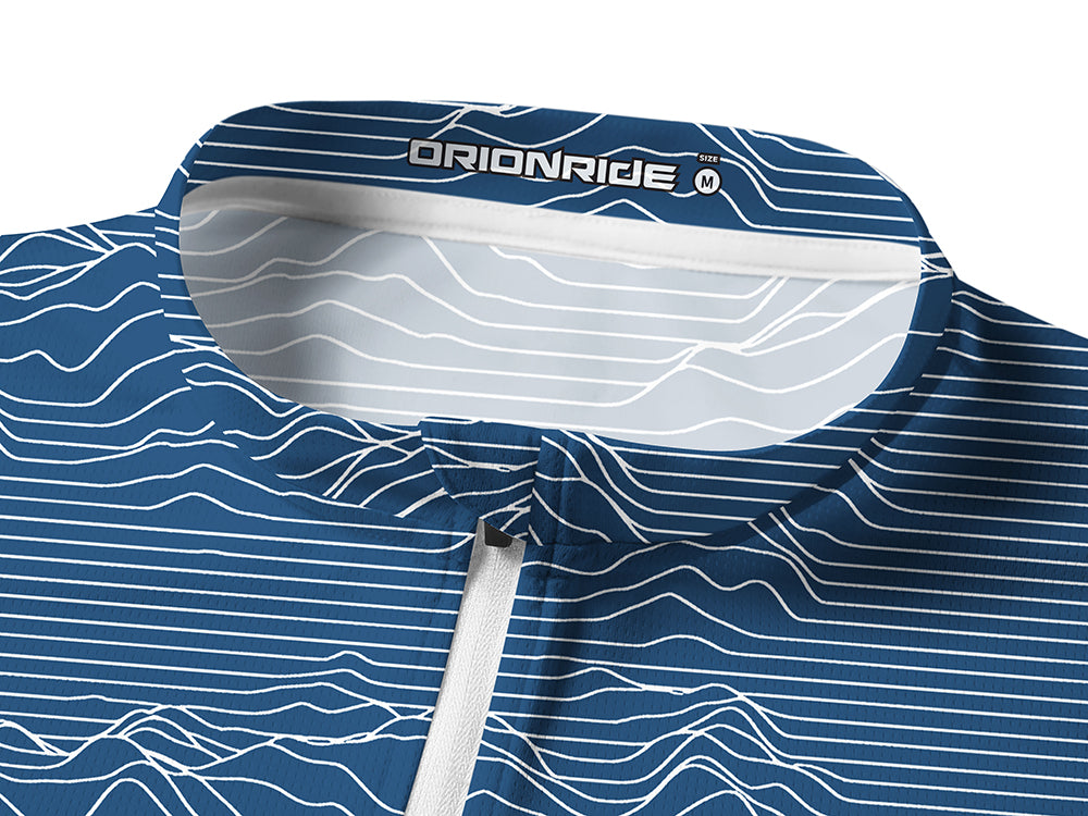 Orionride Cycling Travels Long Sleeve Half Zipper Mountain Bike Jersey