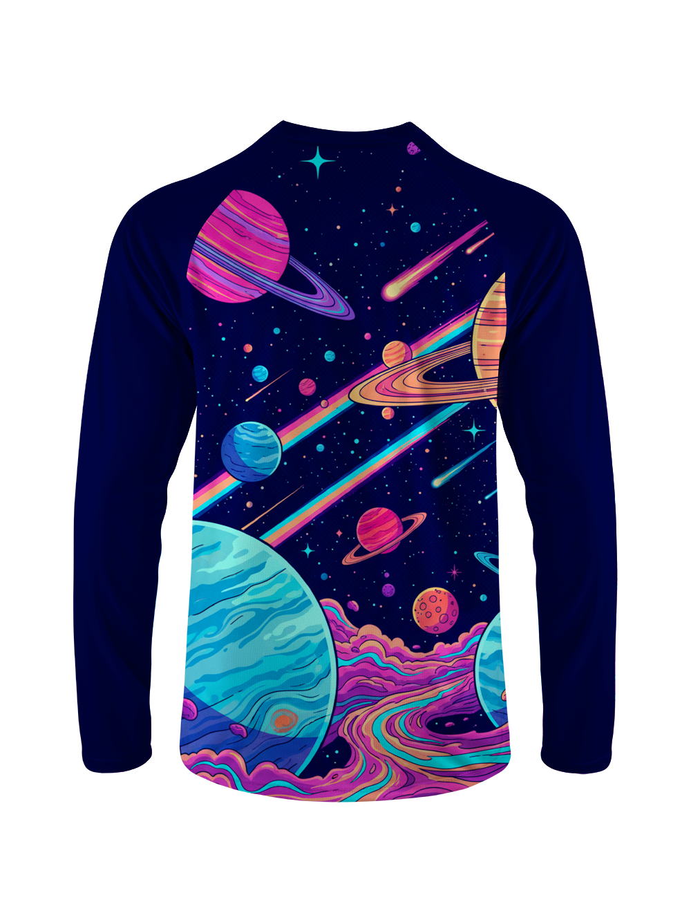 Orionride Colorful Planet Long Sleeve Downhill Jersey