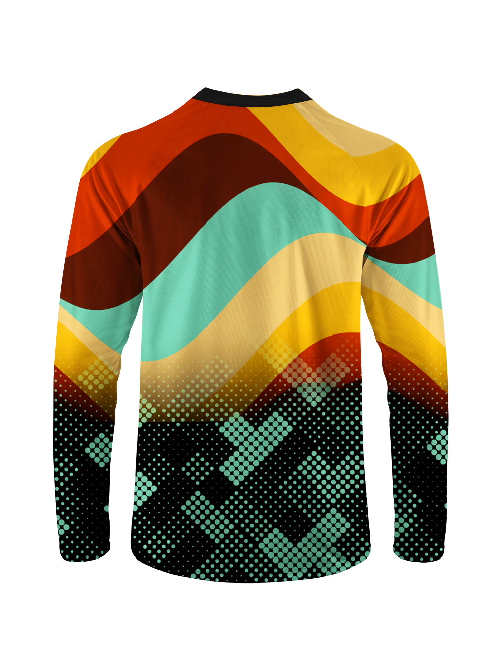 Orionride Color Clash Long Sleeve Downhill Jersey