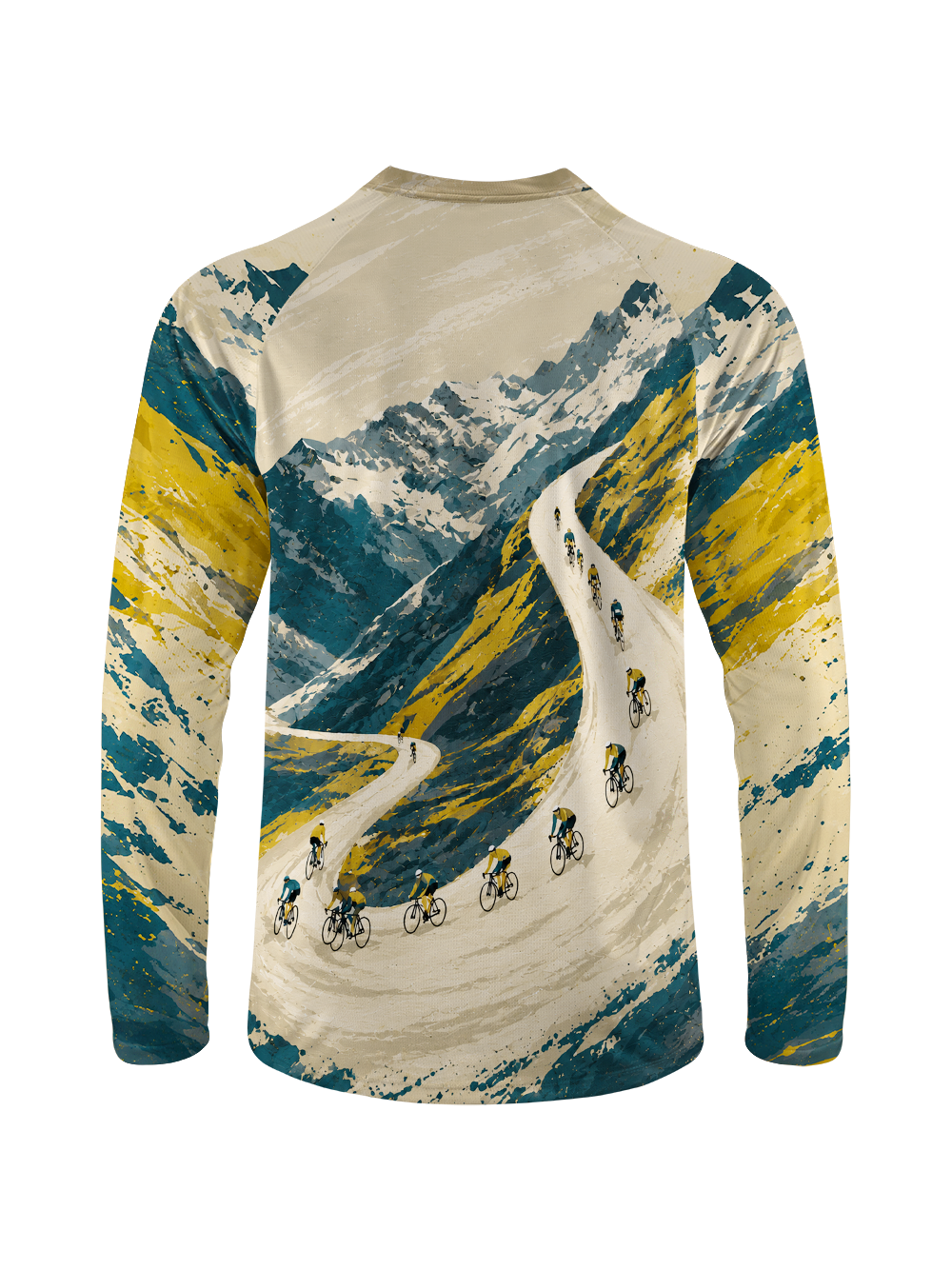 Orionride Conquer The Mountain Peak Long Sleeve Downhill Jersey