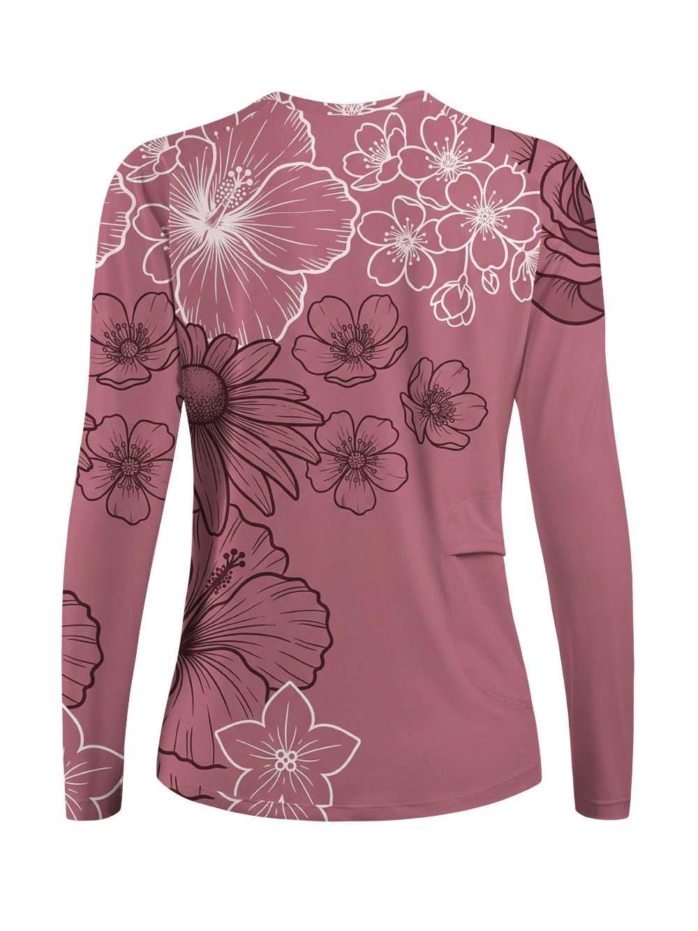 Orionride Blush Blossoms Women's Quick Dry Downhill Jersey