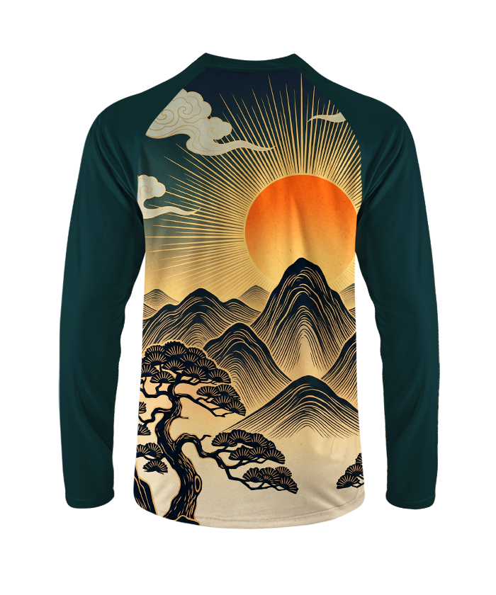 Orionride Golden Mountain Under The Sun Long Sleeve Downhill Jersey