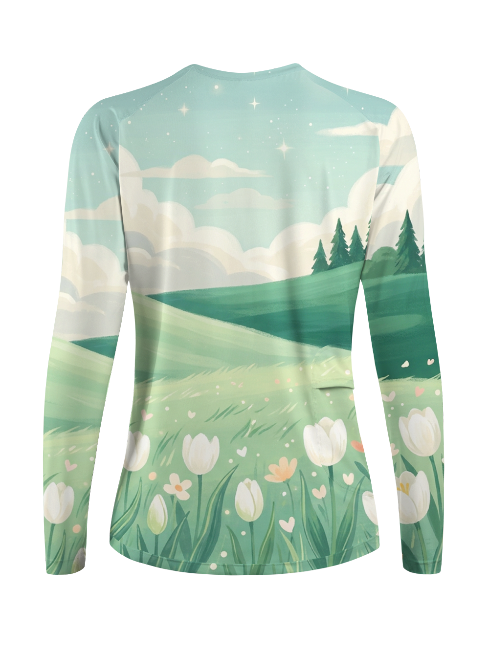 Orionride Tulip Field Women's Quick Dry Downhill Jersey