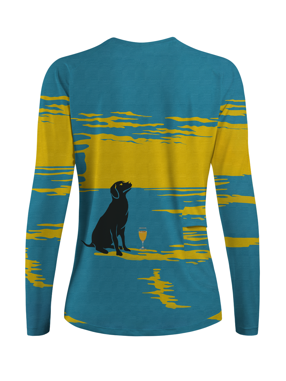 Orionride Labrador on The Beach Women's Quick Dry Downhill Jersey