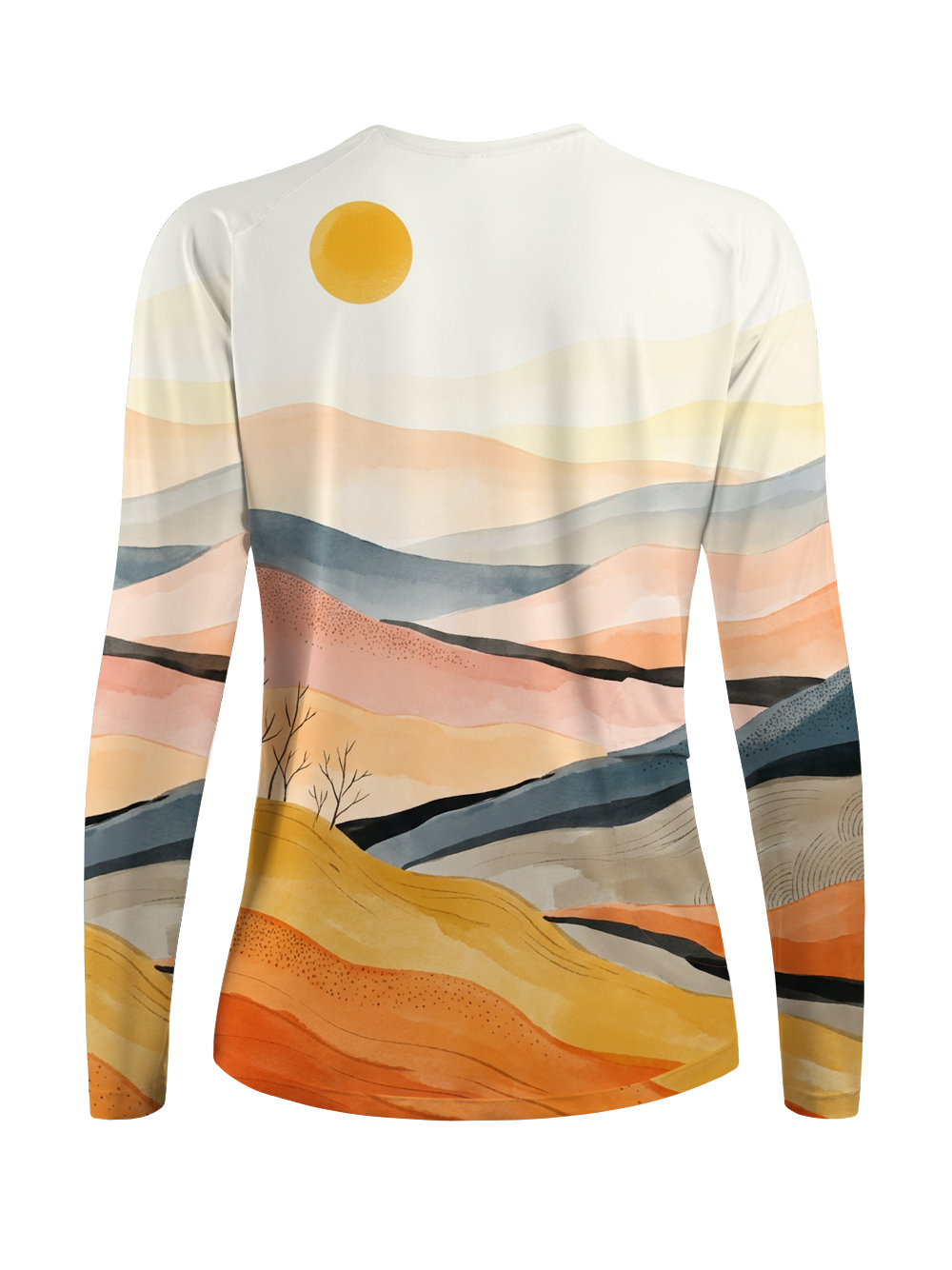 Orionride Layered Sunset Women's Quick Dry Downhill Jersey
