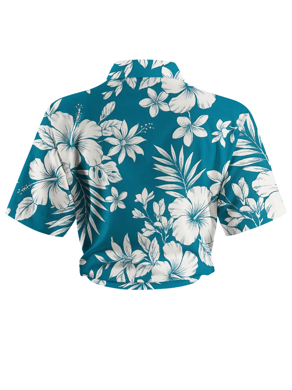 Orionride Island Bloom Zipper Pockets Ultra Lightweight Short Sleeves Women's Gravel Shirt