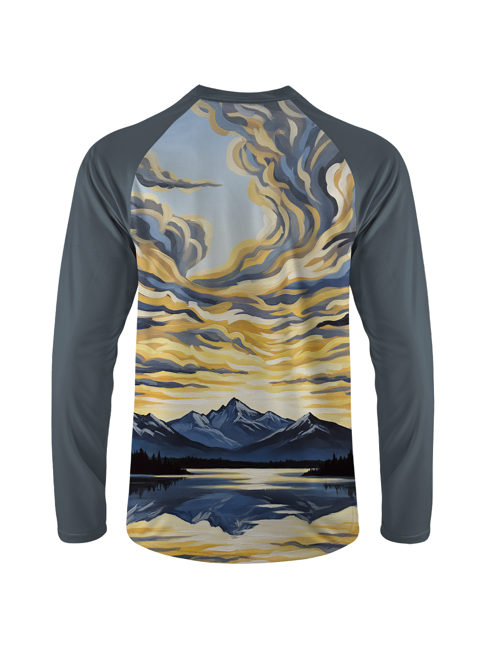 Orionride Sunset Reflection Long Sleeve Downhill Jersey