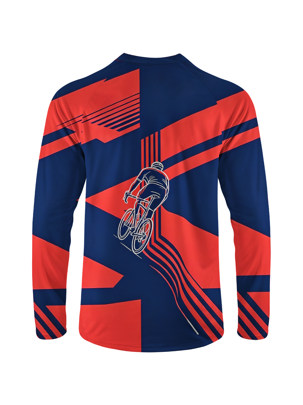 Orionride Geometric Segmentation Long Sleeve Downhill Jersey