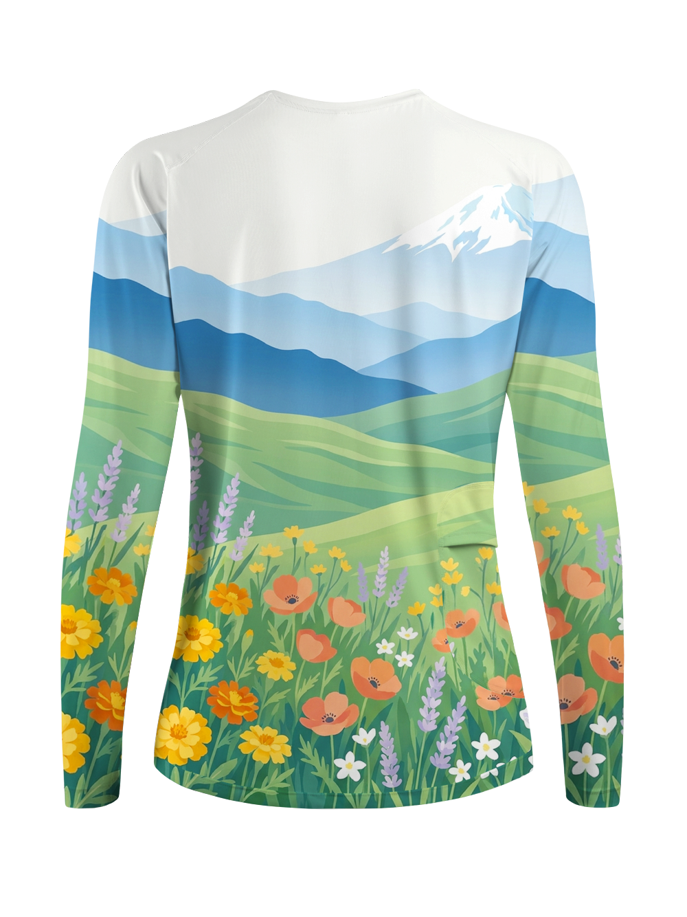 Orionride Wildflowers In Bloom Women's Quick Dry Downhill Jersey