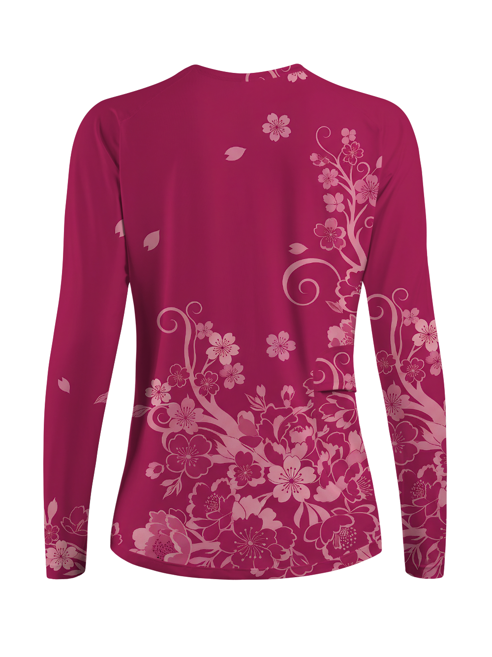 Orionride Gradient Cherry Blossoms Women's Quick Dry Downhill Jersey
