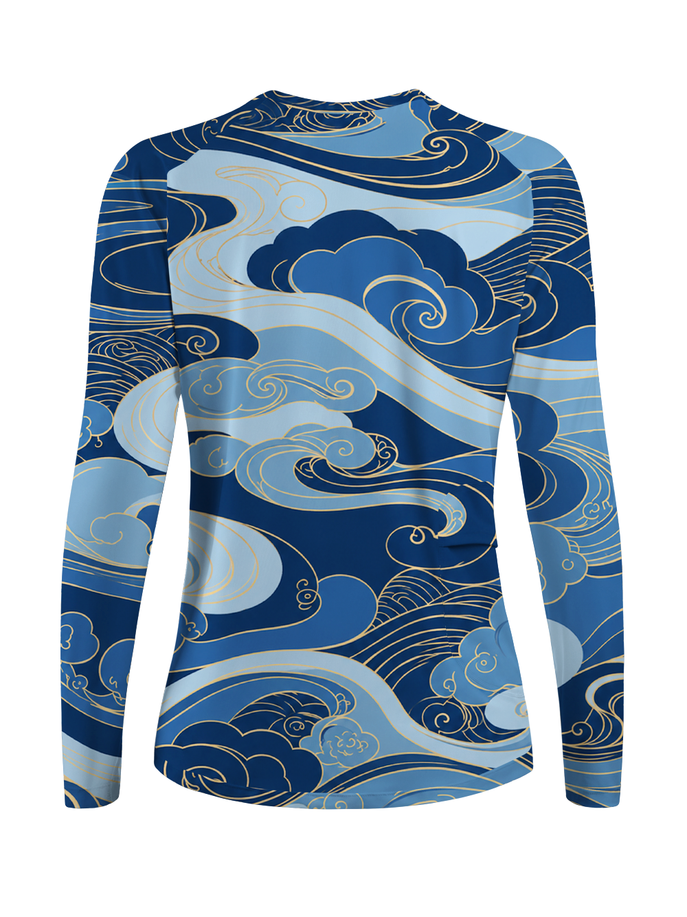 Orionride Golden Cloud Pattern Women's Quick Dry Downhill Jersey