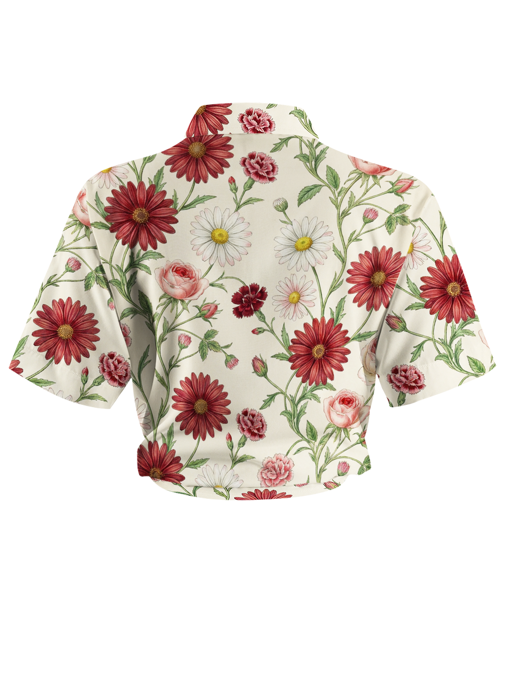 Orionride Delicate Rose Zipper Pockets Ultra Lightweight Short Sleeves Women's Gravel Shirt