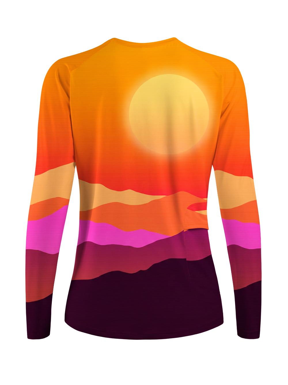 Orionride Mountain Silhouette Women's Quick Dry Downhill Jersey