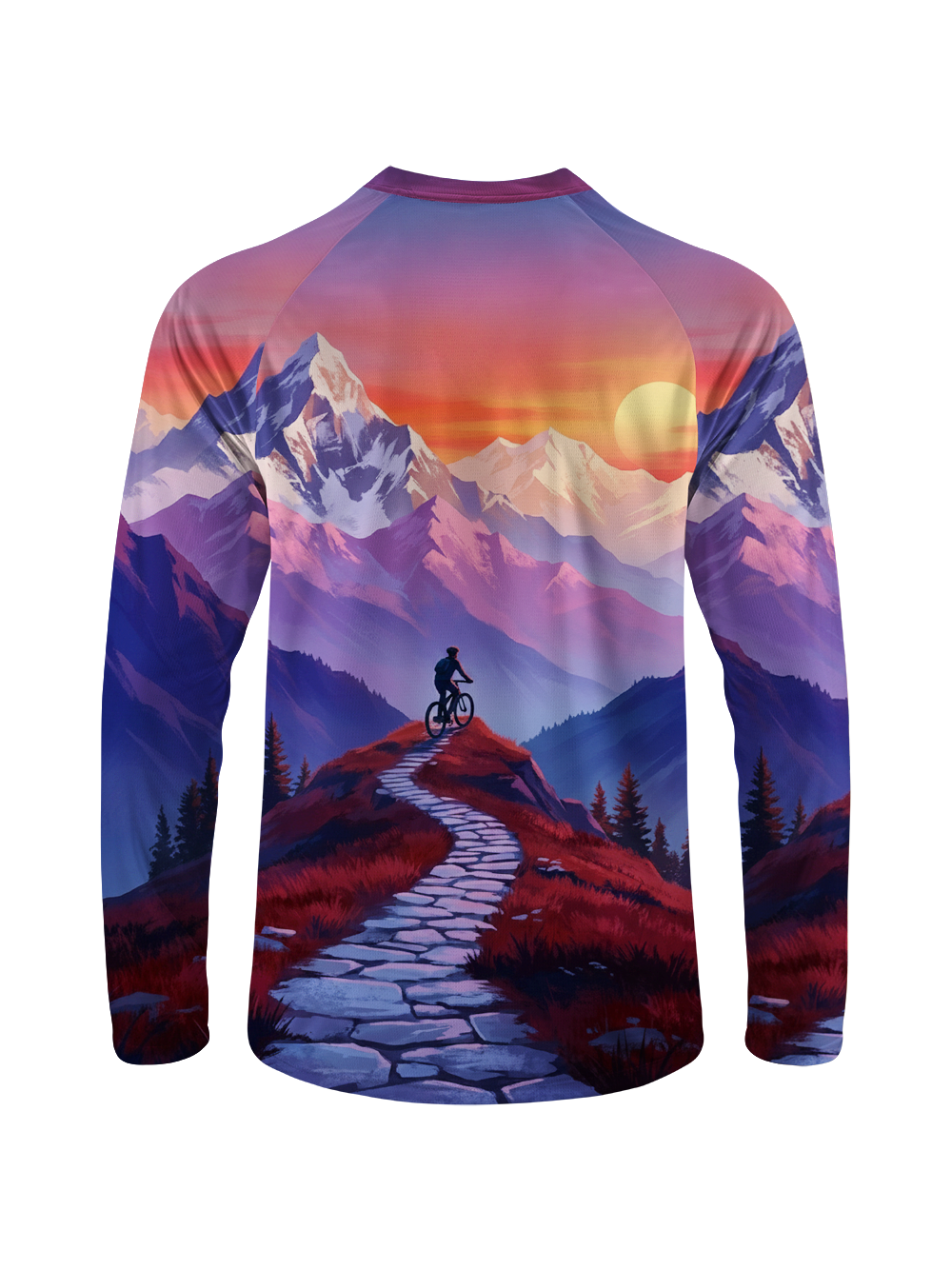Orionride Sunset Peak Ride Long Sleeve Downhill Jersey