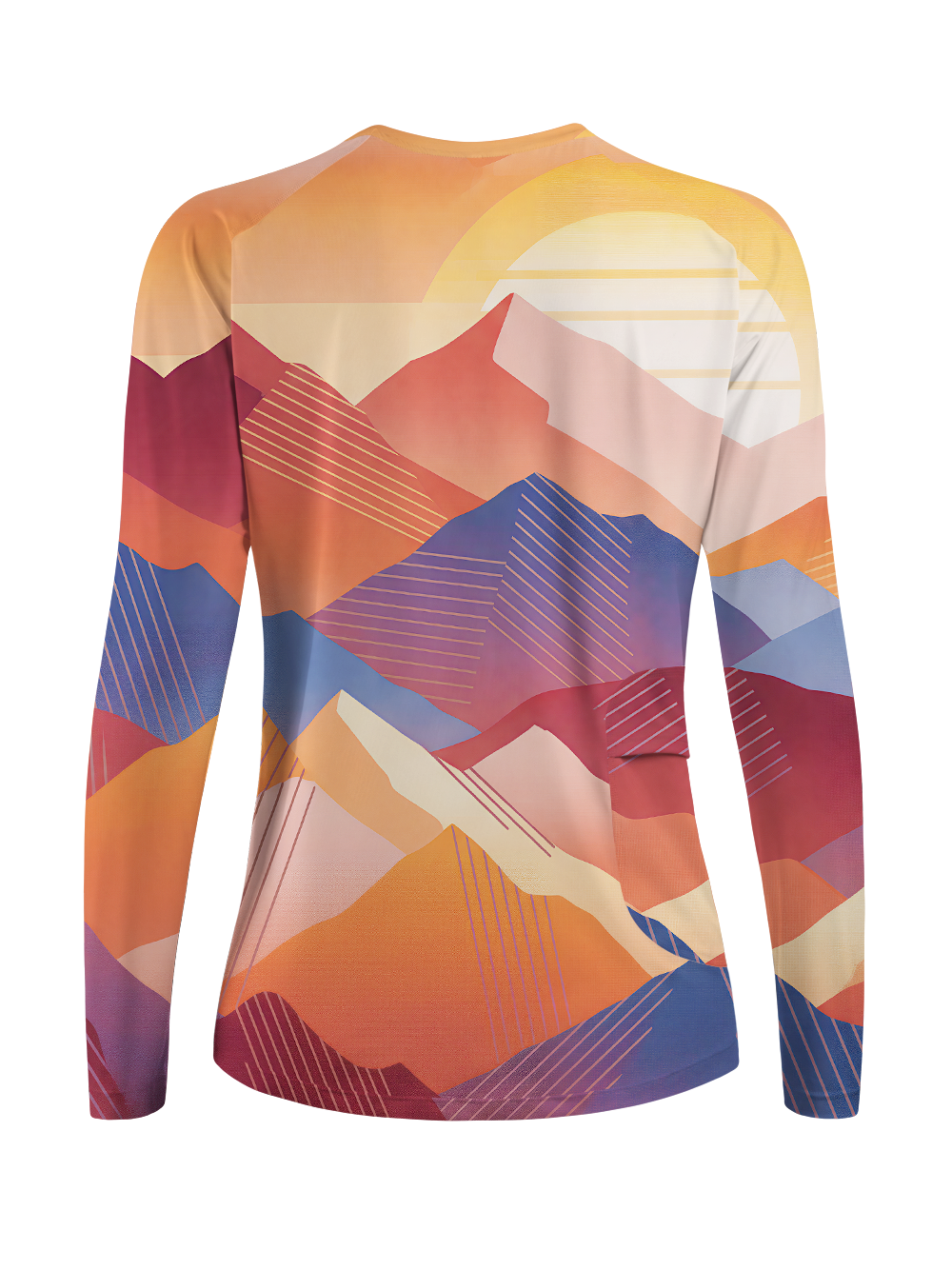 Orionride Sunset Landscape Women's Quick Dry Downhill Jersey