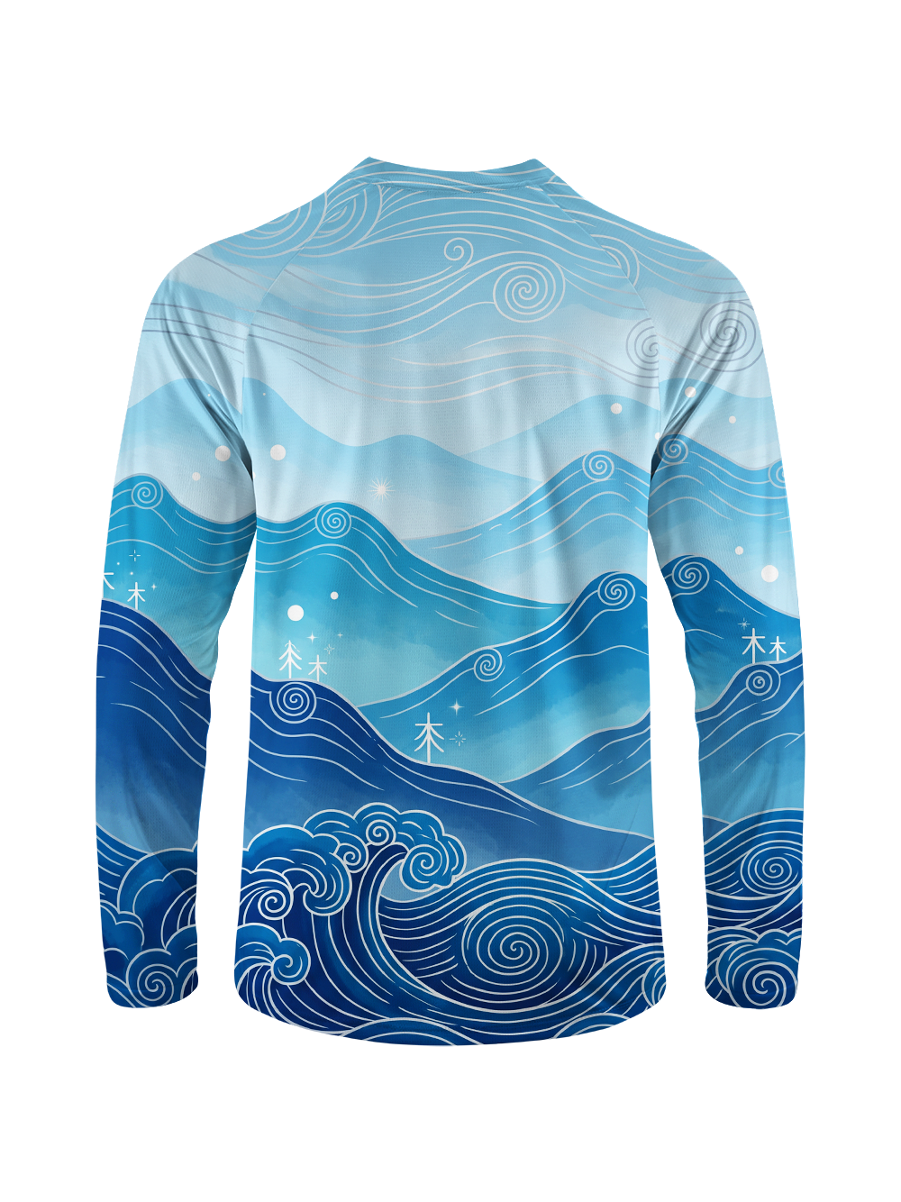 Orionride Wave Texture Long Sleeve Downhill Jersey