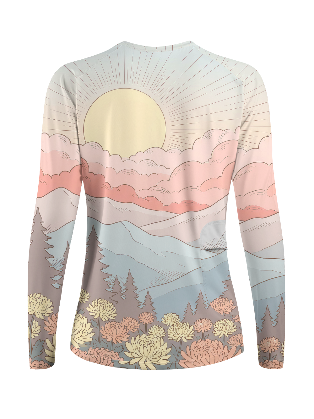 Orionride A Pink Encounter Women's Quick Dry Downhill Jersey