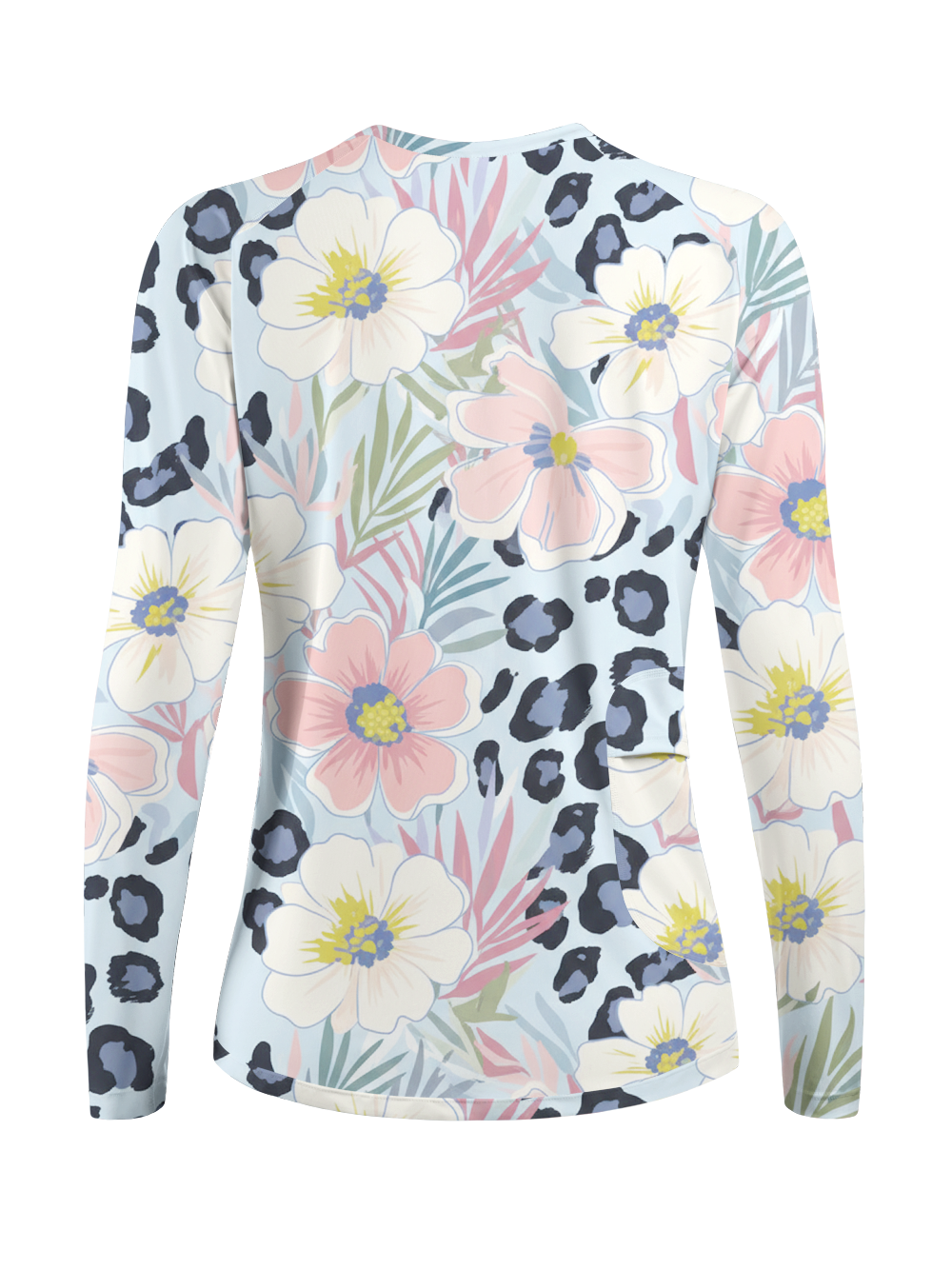 Orionride Hand-Painted Flowers Women's Quick Dry Downhill Jersey