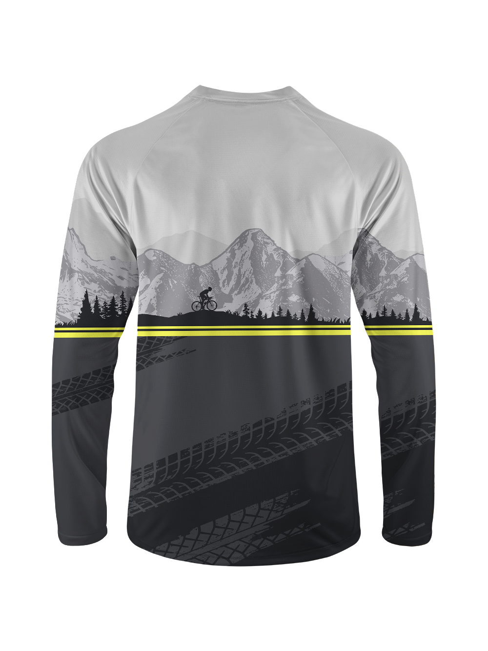 Orionride Layered Mountain Rangese Long Sleeve Downhill Jersey