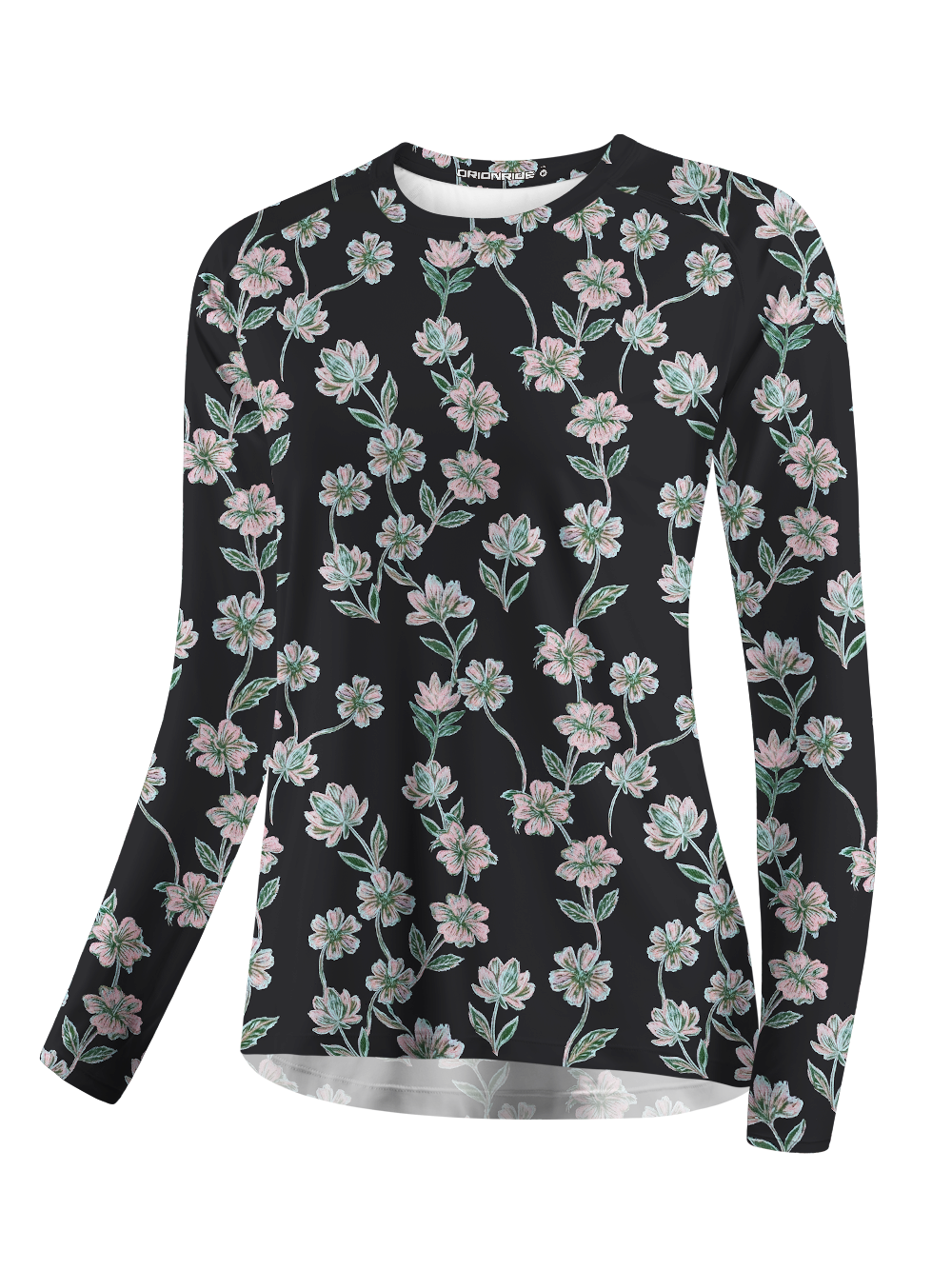 Orionride Crayon Flowers Women's Quick Dry Downhill Jersey