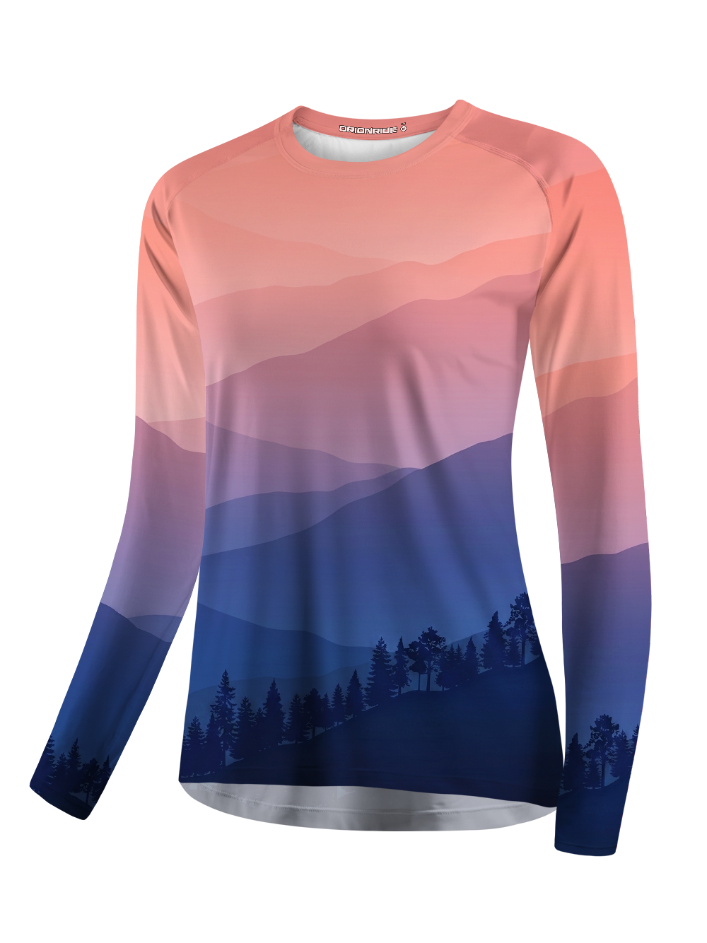 Orionride Sunset Mountain View Women's Quick Dry Downhill Jersey