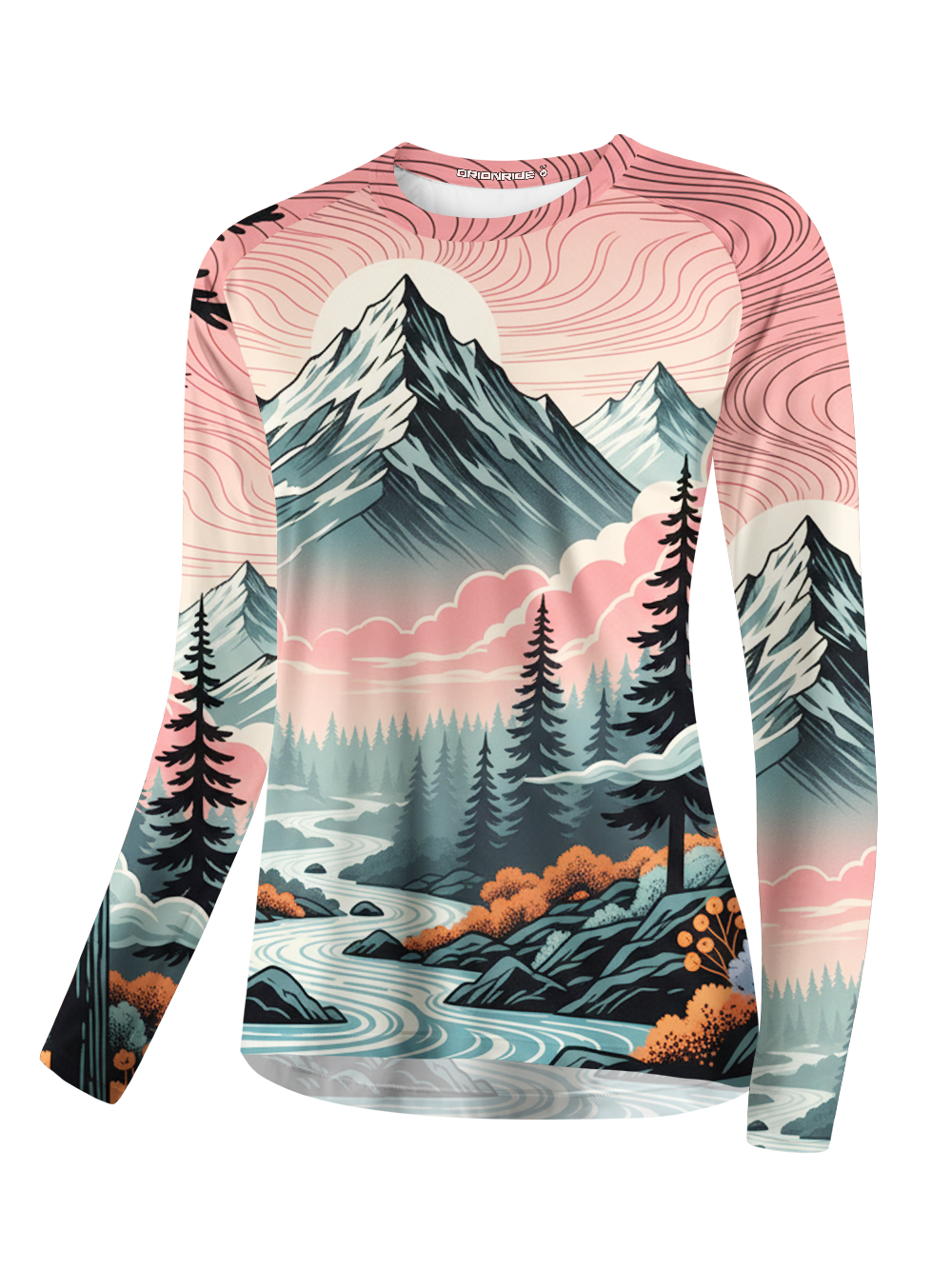 Orionride Pink Sky Women's Quick Dry Downhill Jersey