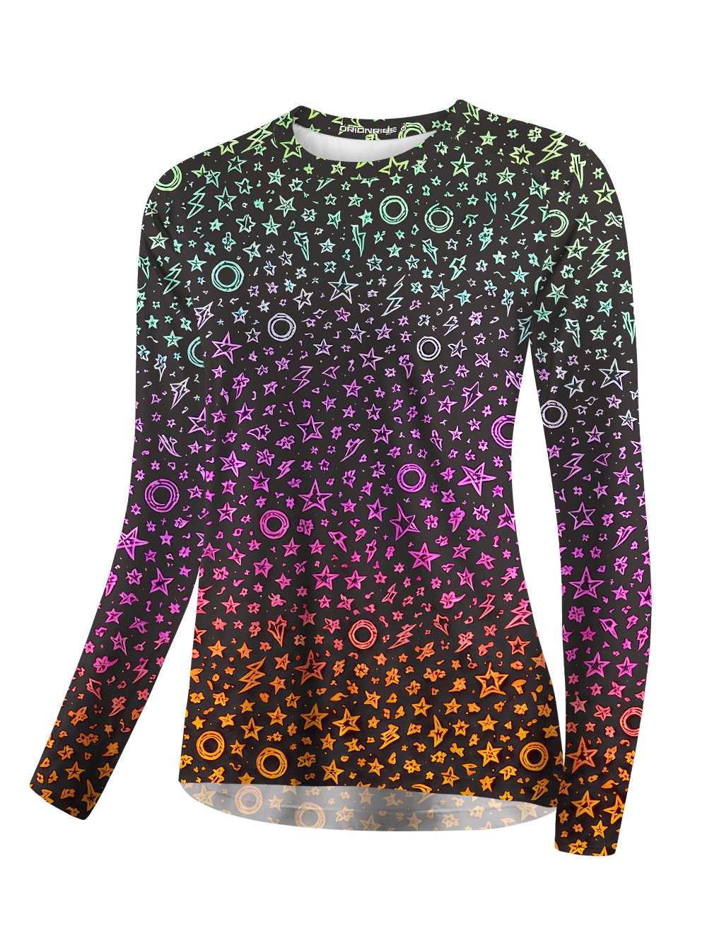 Orionride Aurora Starry Sky Women's Quick Dry Downhill Jersey