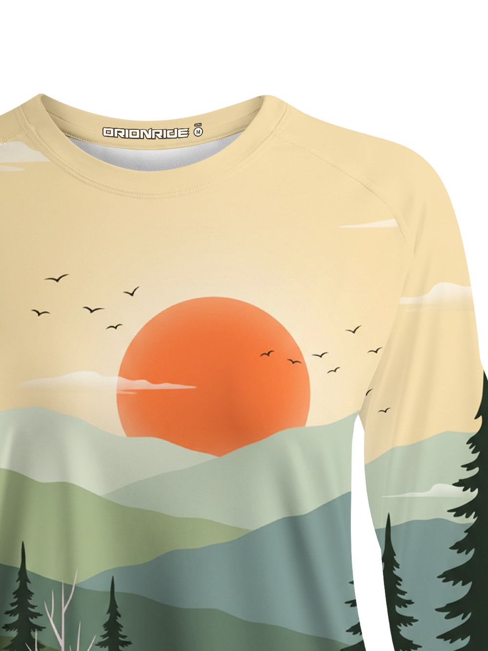 Orionride Mountain Sunset Women's Quick Dry Downhill Jersey