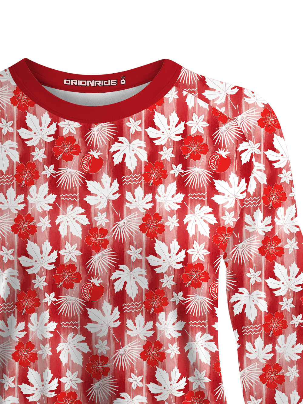 Orionride Maple Leaf Texture Women's Quick Dry Downhill Jersey