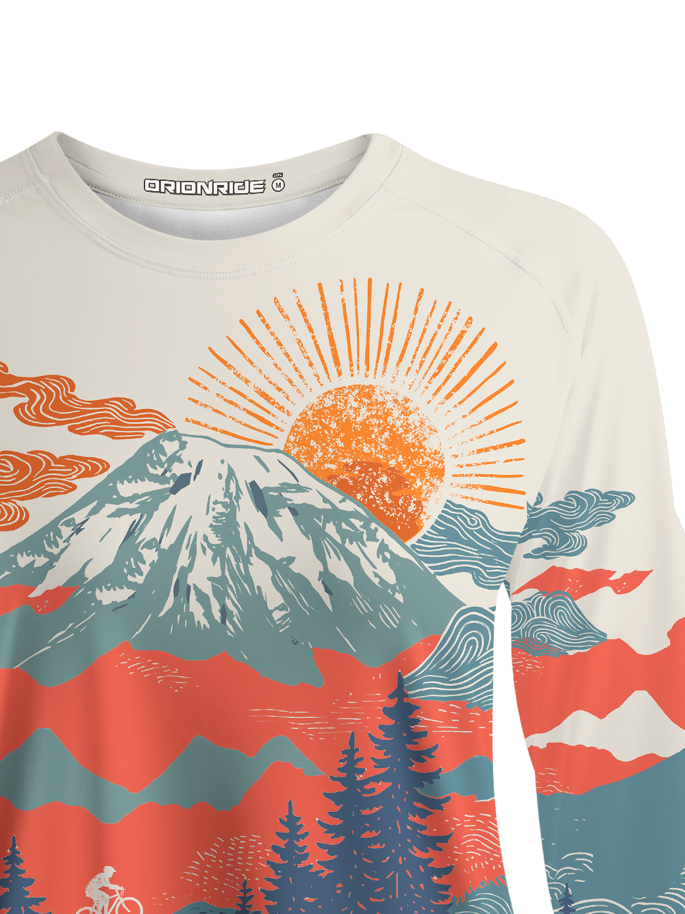 Orionride Sunset Scenery Women's Quick Dry Downhill Jersey