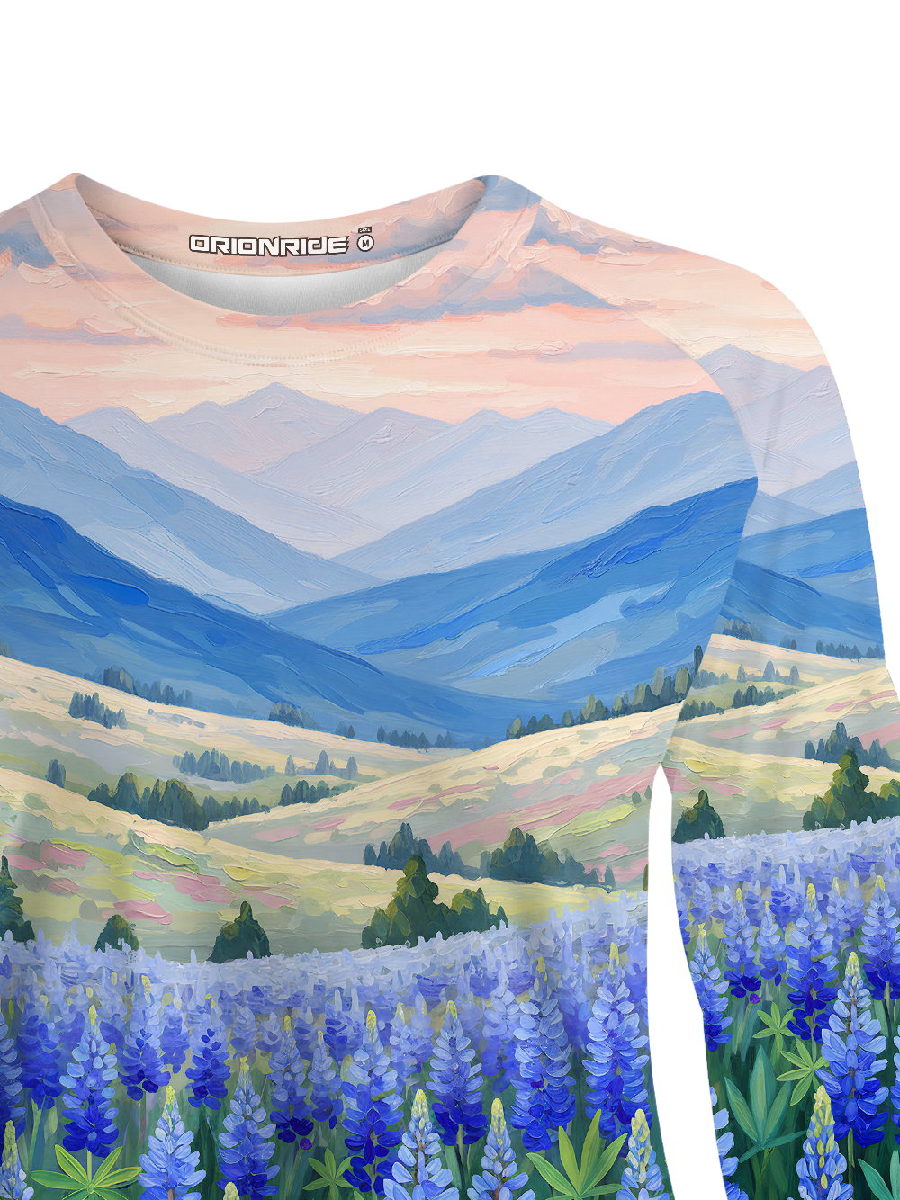 Orionride Lavender Fields Women's Quick Dry Downhill Jersey