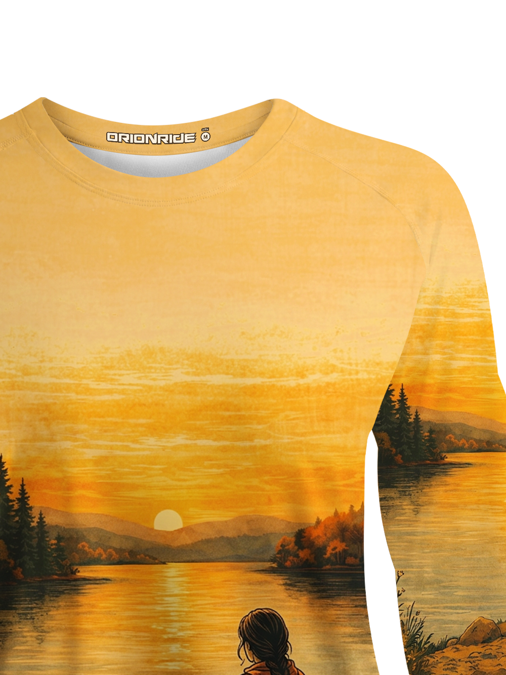 Orionride Calm Lake Surface Women's Quick Dry Downhill Jersey