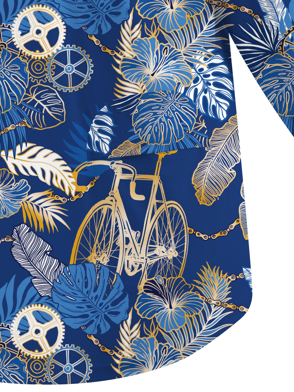 Orionride Hawaiian Plants Women's Quick Dry Downhill Jersey