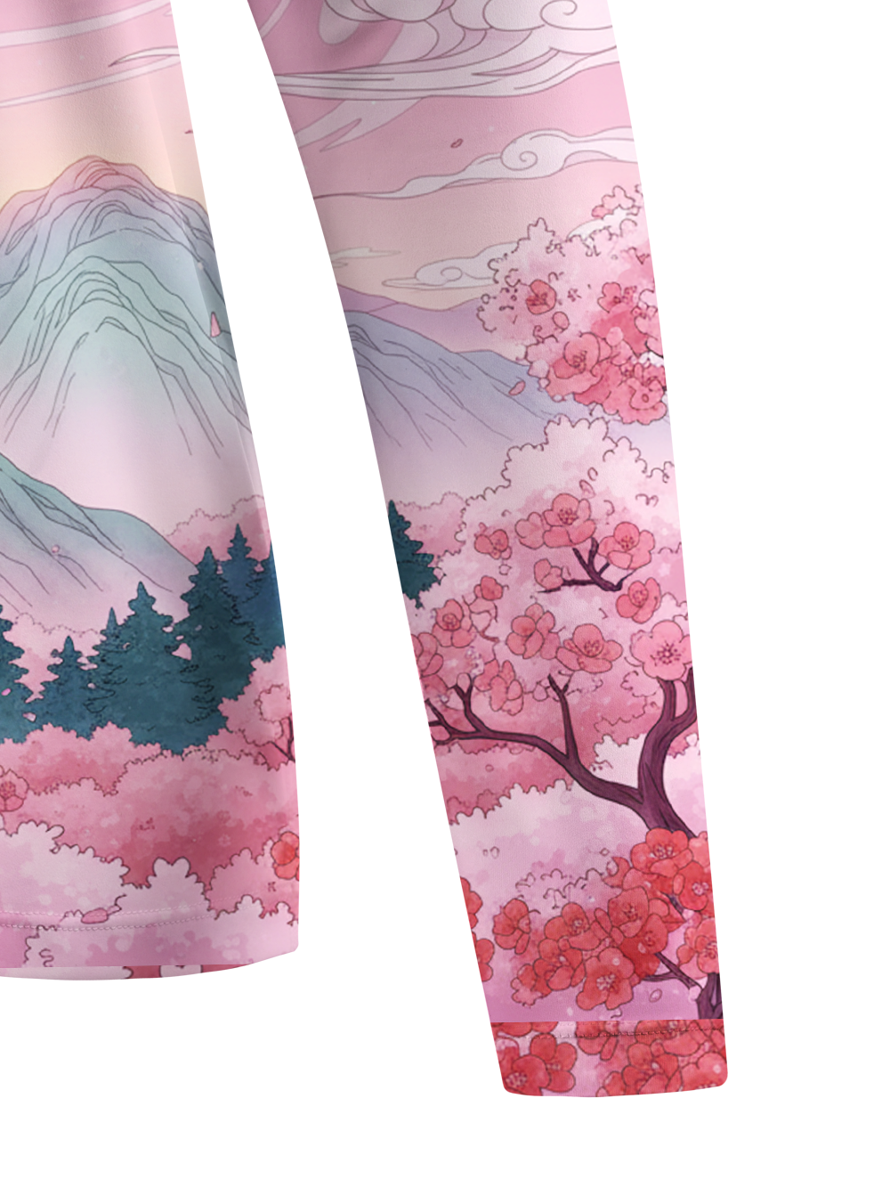 Orionride Cherry Blossom Tree Women's Quick Dry Downhill Jersey