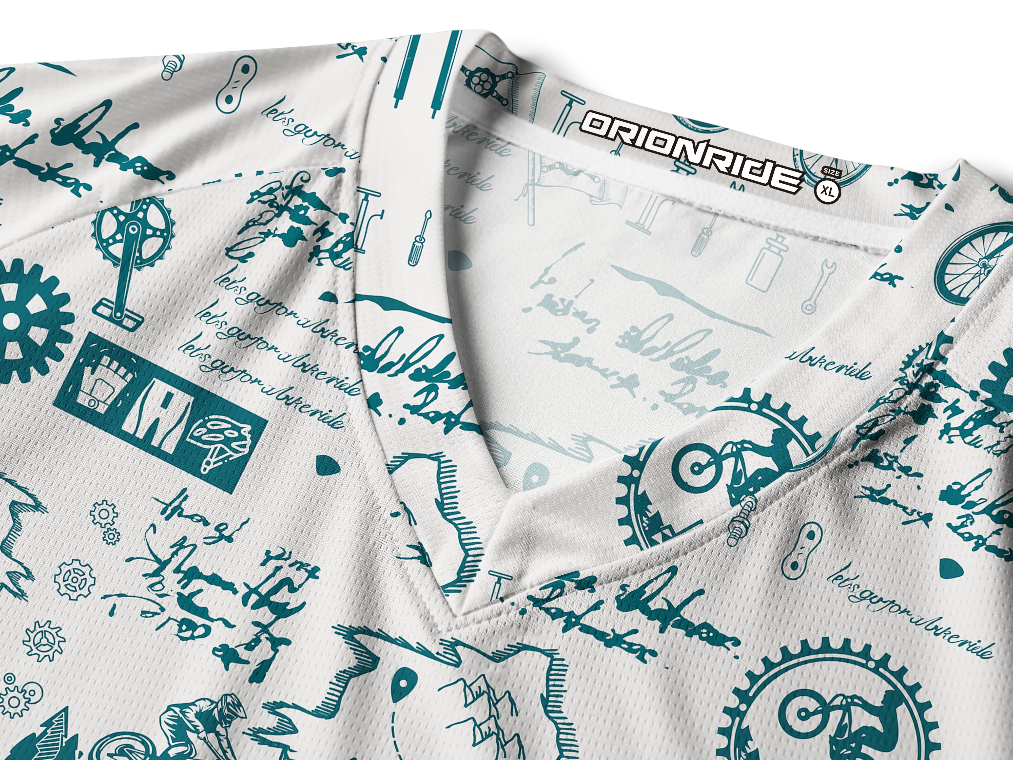 Orionride Cycling Diary Long Sleeve Downhill Jersey