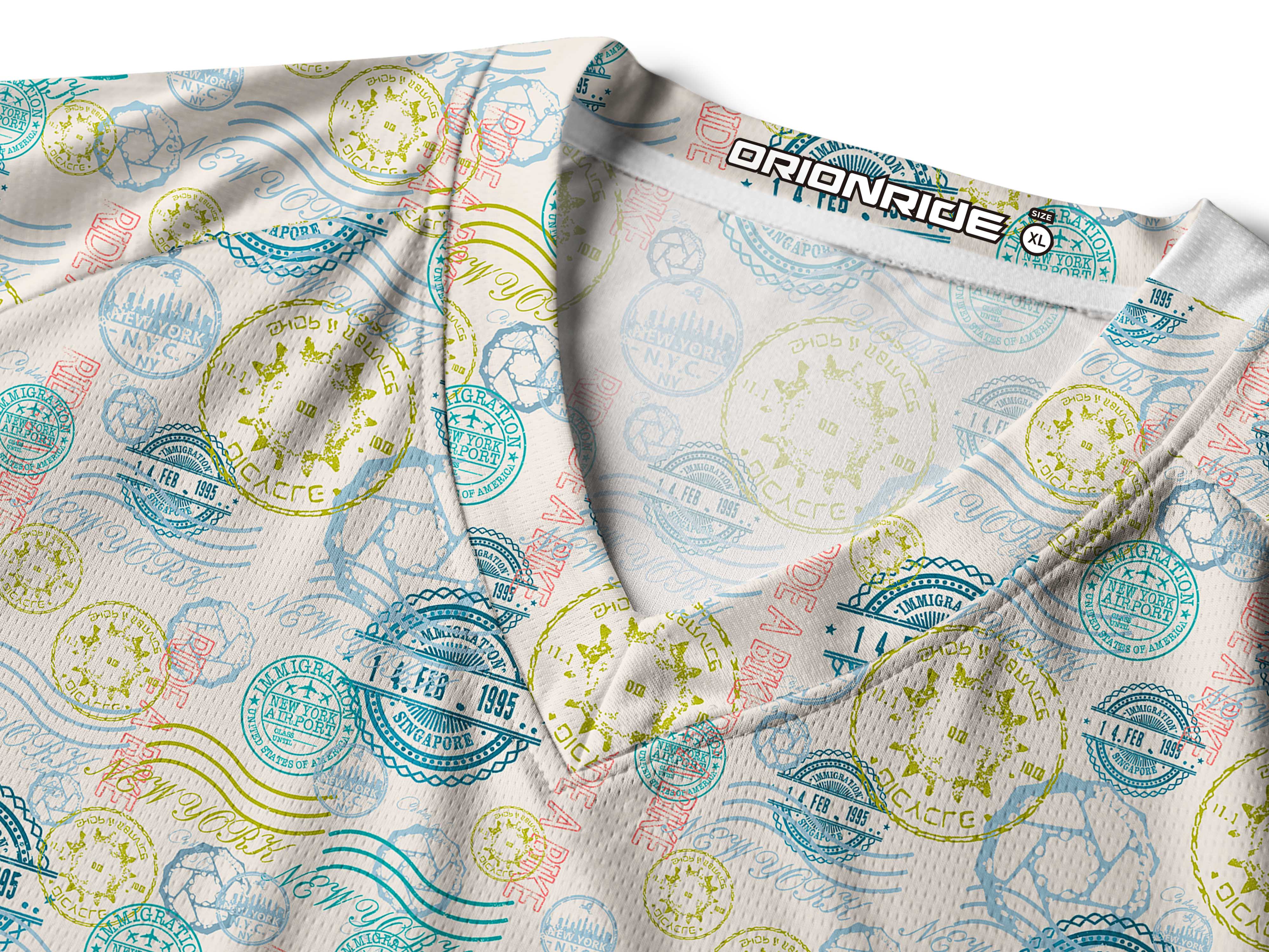 Orionride Color Stamp Long Sleeve Downhill Jersey