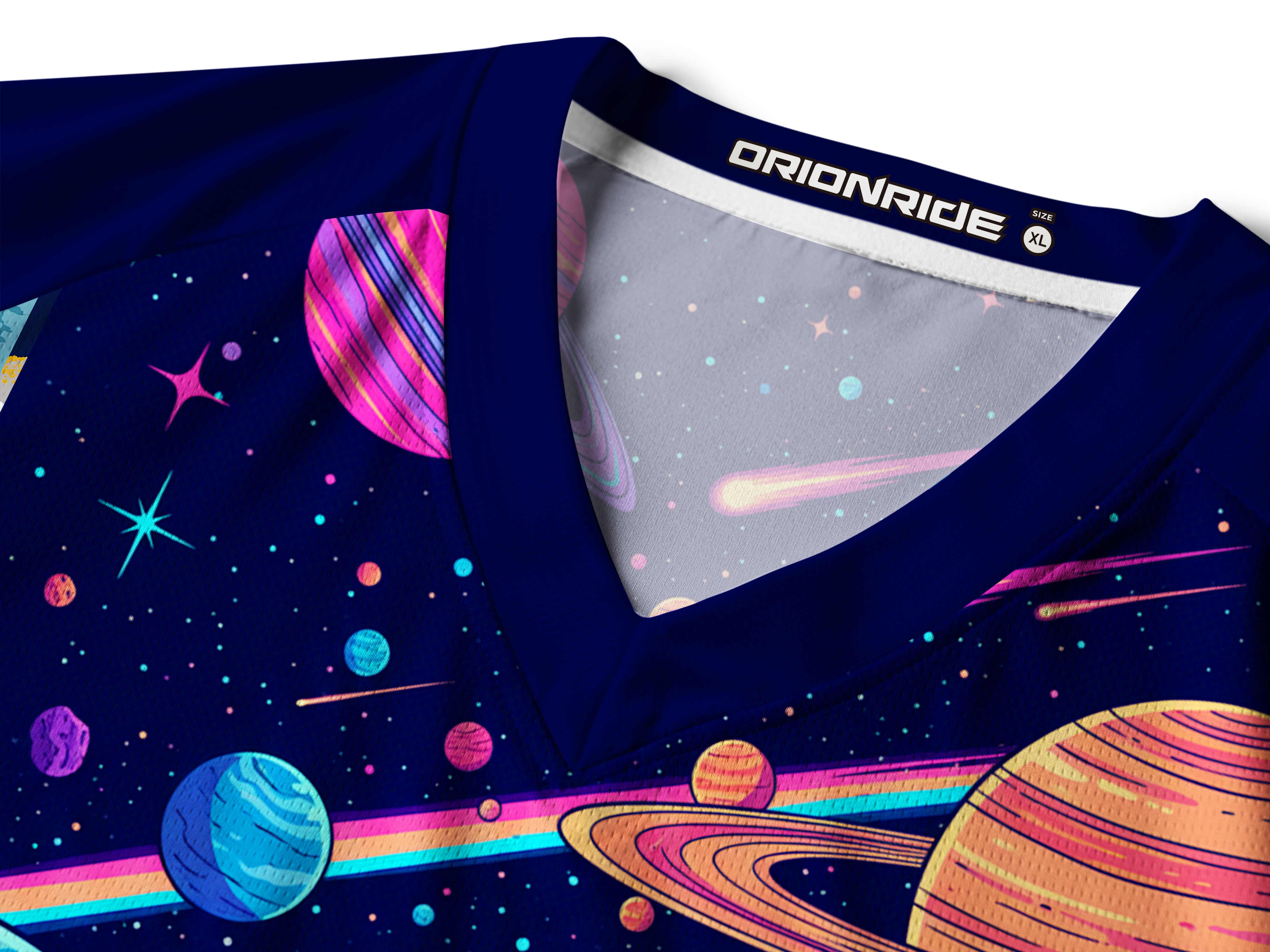 Orionride Colorful Planet Long Sleeve Downhill Jersey