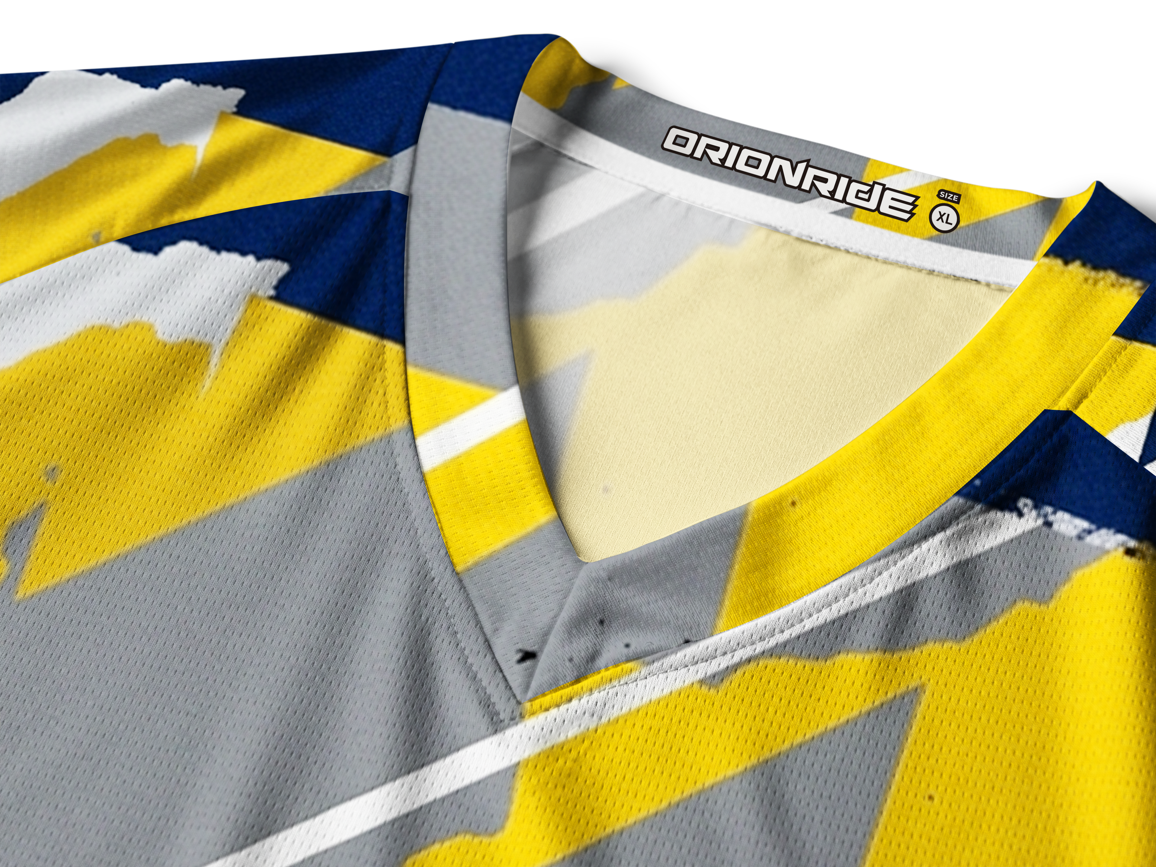 Orionride Geometric Glitch Code Long Sleeve Downhill Jersey
