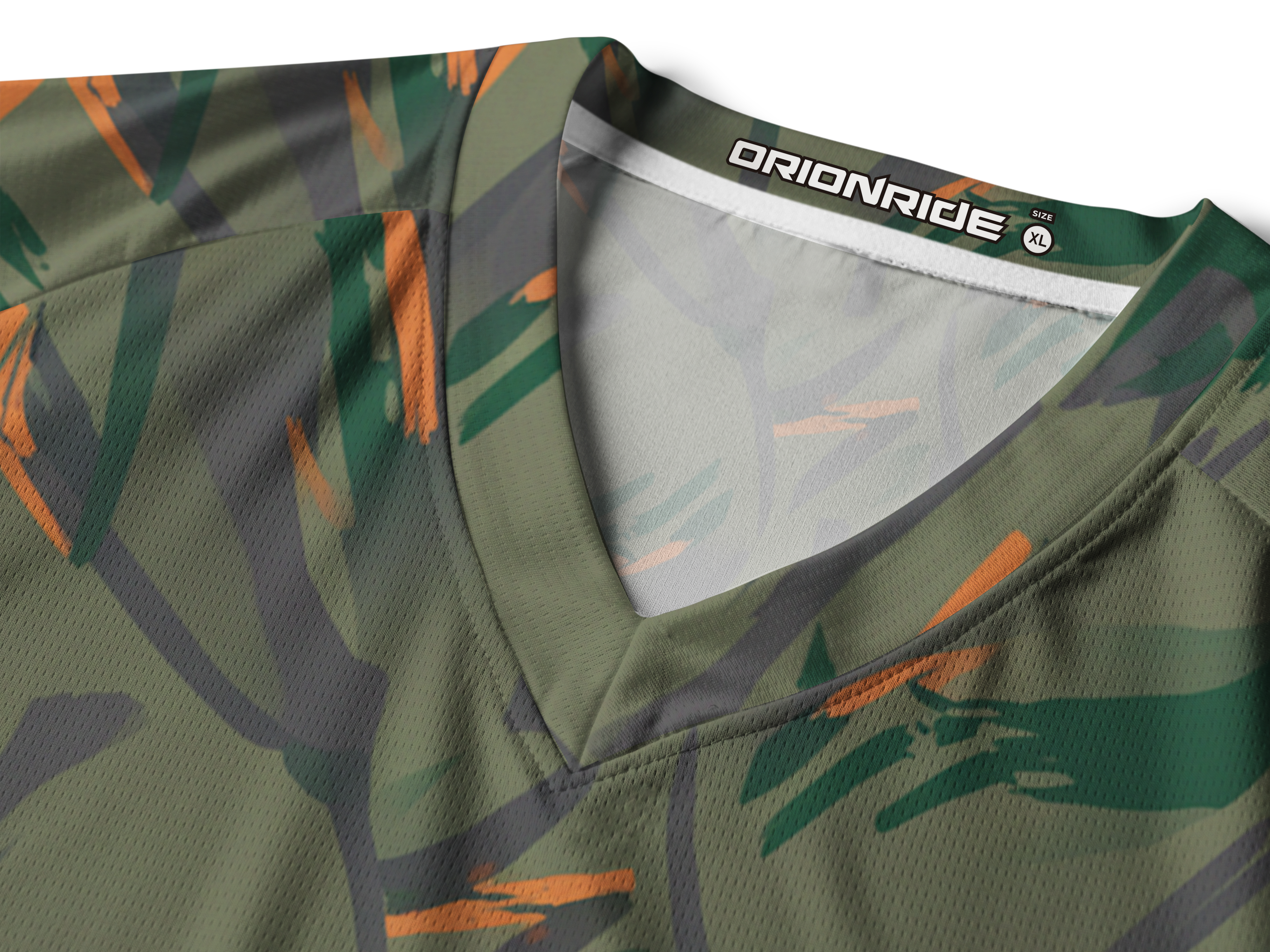 Orionride Abstract Camouflage Long Sleeve Downhill Jersey