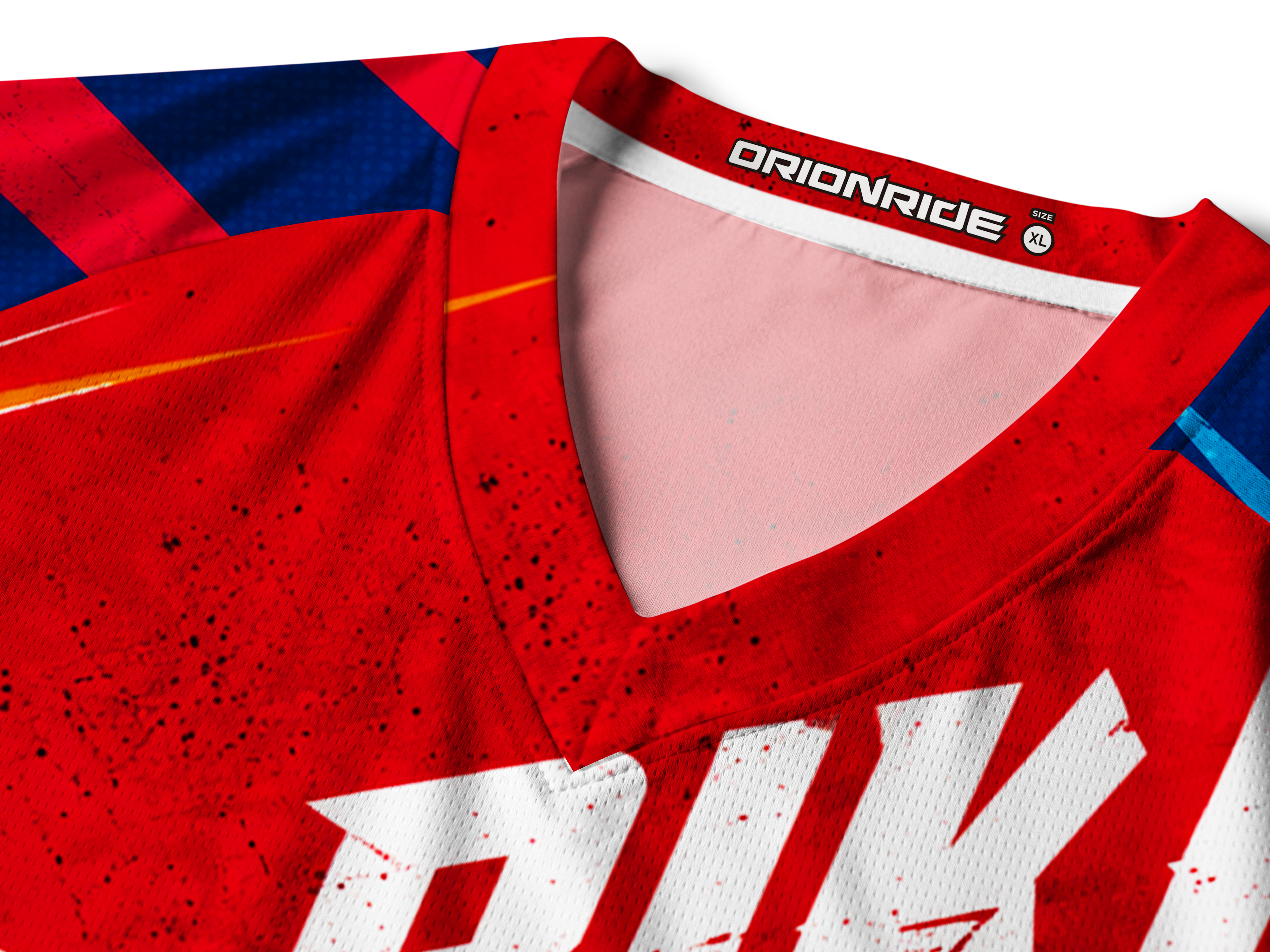 Orionride Red Speed Rush Long Sleeve Downhill Jersey