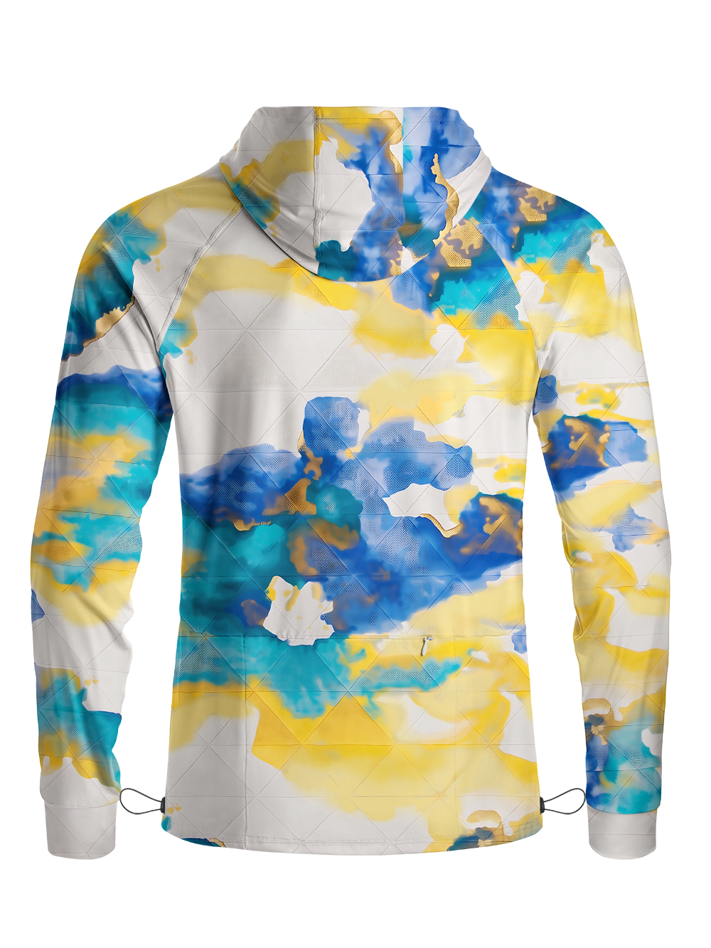 Orionride Watercolor Cloud Long Sleeve Cycling Hoodie Shirt