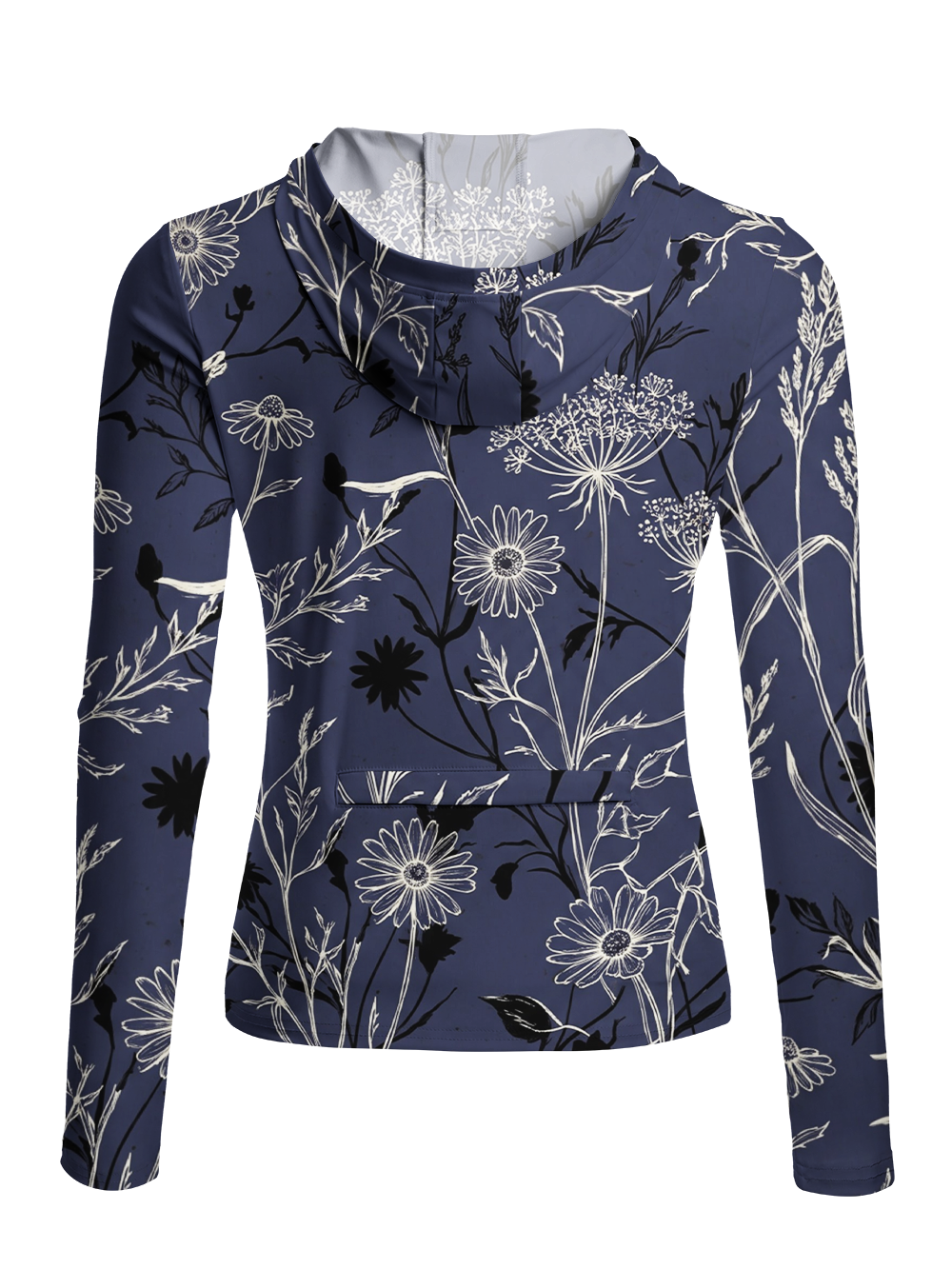 Orionride Flowering Branches Women's Long Sleeve Cycling Hoodie Shirt
